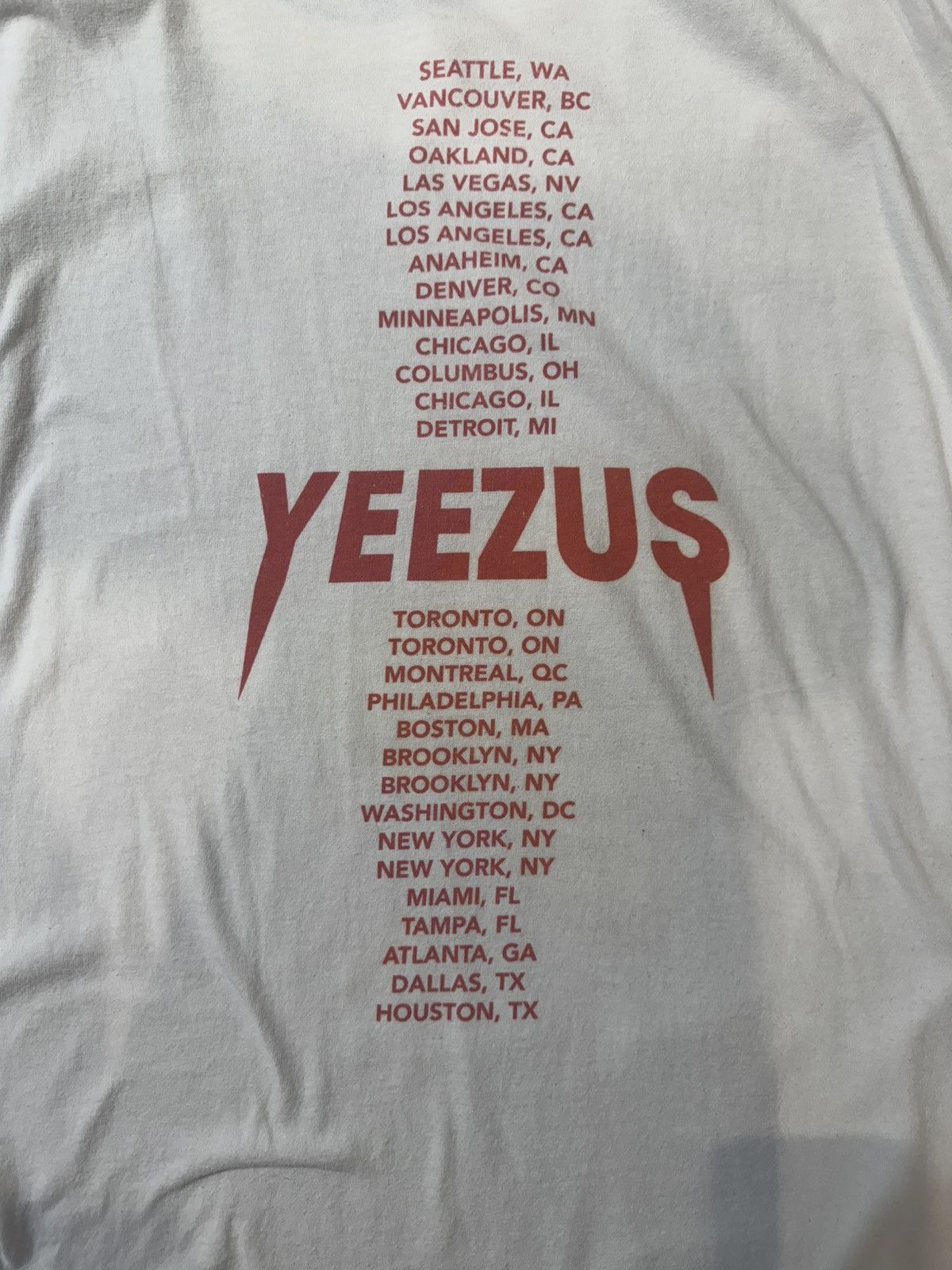 Kanye West YEEZUS TOUR 100% Authentic Collector Owned Size US XL / EU 56 / 4 - 4 Thumbnail