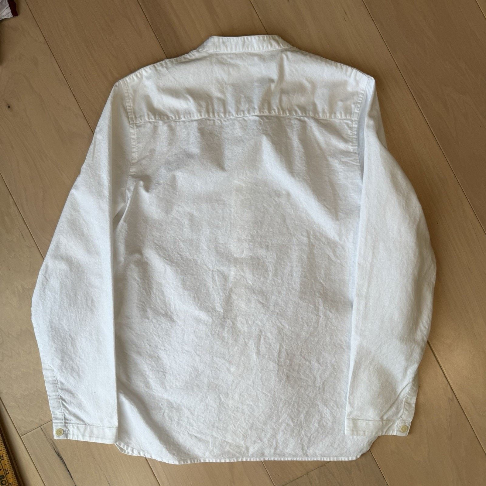 Folk Folk Clothing Button Up Shirt Size 3 White Minimalist Half Size US M / EU 48-50 / 2 - 9 Thumbnail