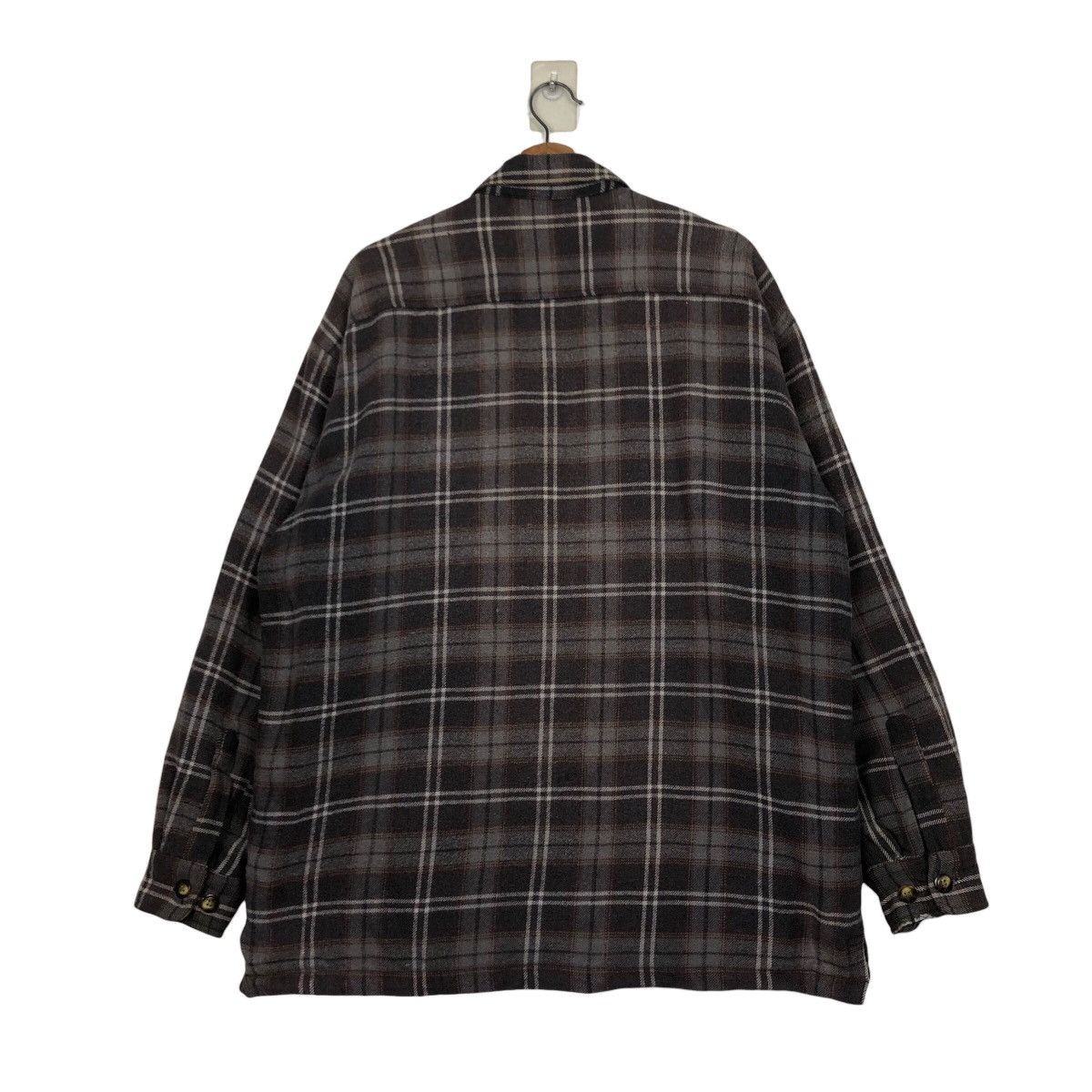 Japanese Brand 📌Vintage Flannel Chore Shirt Jacket Lucky Strike Tartan Size US M / EU 48-50 / 2 - 8 Thumbnail