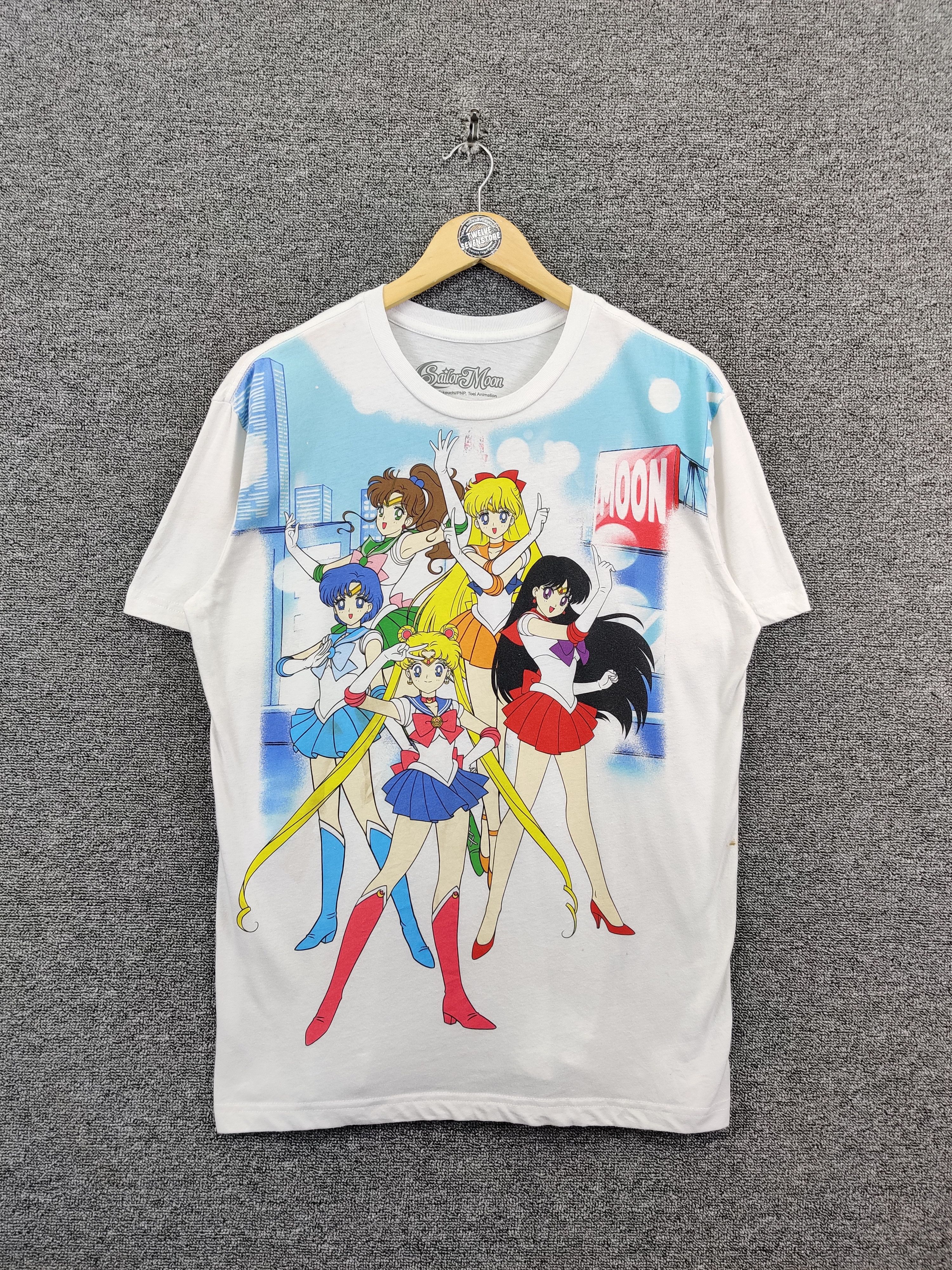 Anime Vintage Sailormoon Cartoon Anime Tee Tshirt Size US M / EU 48-50 / 2 - 1 Thumbnail