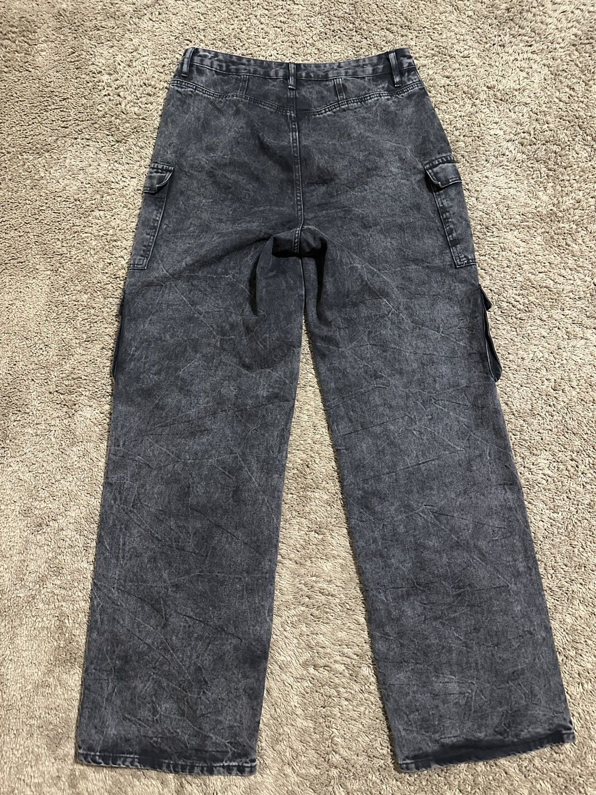 Fashion Nova Vintage Fashion Nova “triple black” baggy jeans 00s size 12 Size 36" / US 14 / IT 50 - 8 Thumbnail