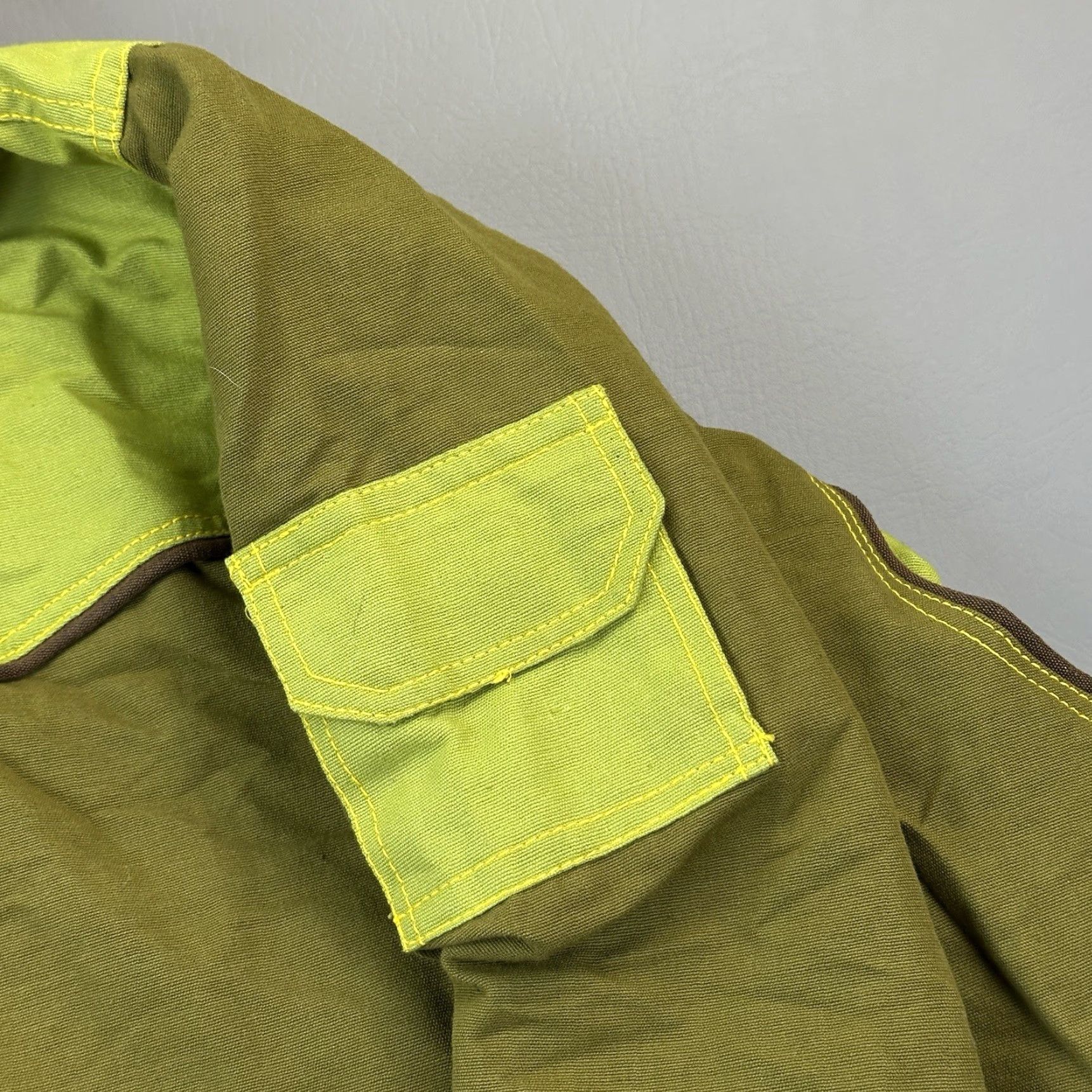 Vintage Vintage Macha MT Jacket Mens XL Green Canvas Full Zip Hooded Lined Nepal Size US XL / EU 56 / 4 - 4 Thumbnail