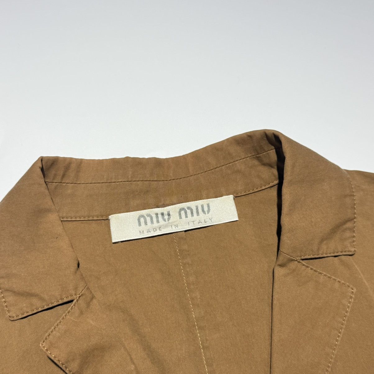 Miu Miu Vintage Miu Miu - Prada era Exposed Zipper Trim Jacket Size M / US 6-8 / IT 42-44 - 8 Thumbnail