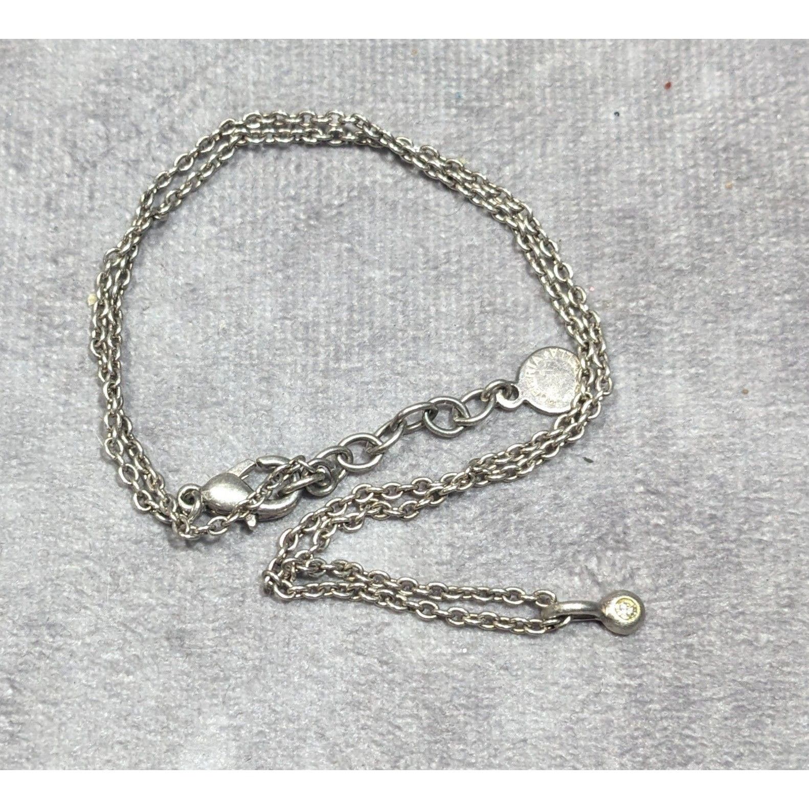 Other Roberta Chiarella Minimalist Silver Tone Rhinestone Pendant Size ONE SIZE - 6 Thumbnail