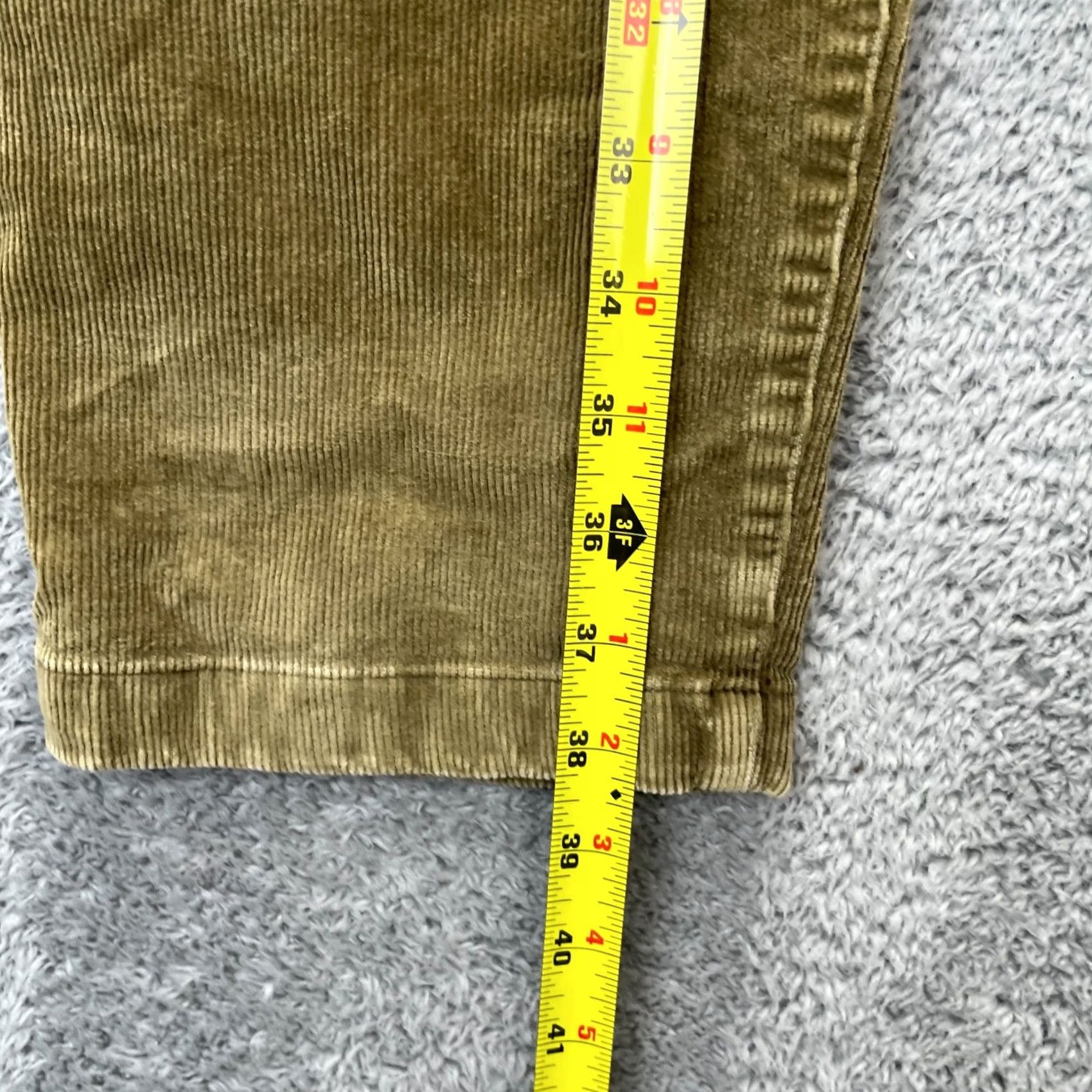 Vintage VINTAGE LL Bean Pants Womens 6R Green Corduroy Pleated Straight Leg Cotton Stretch Size 28" / US 6 / IT 42 - 7 Thumbnail