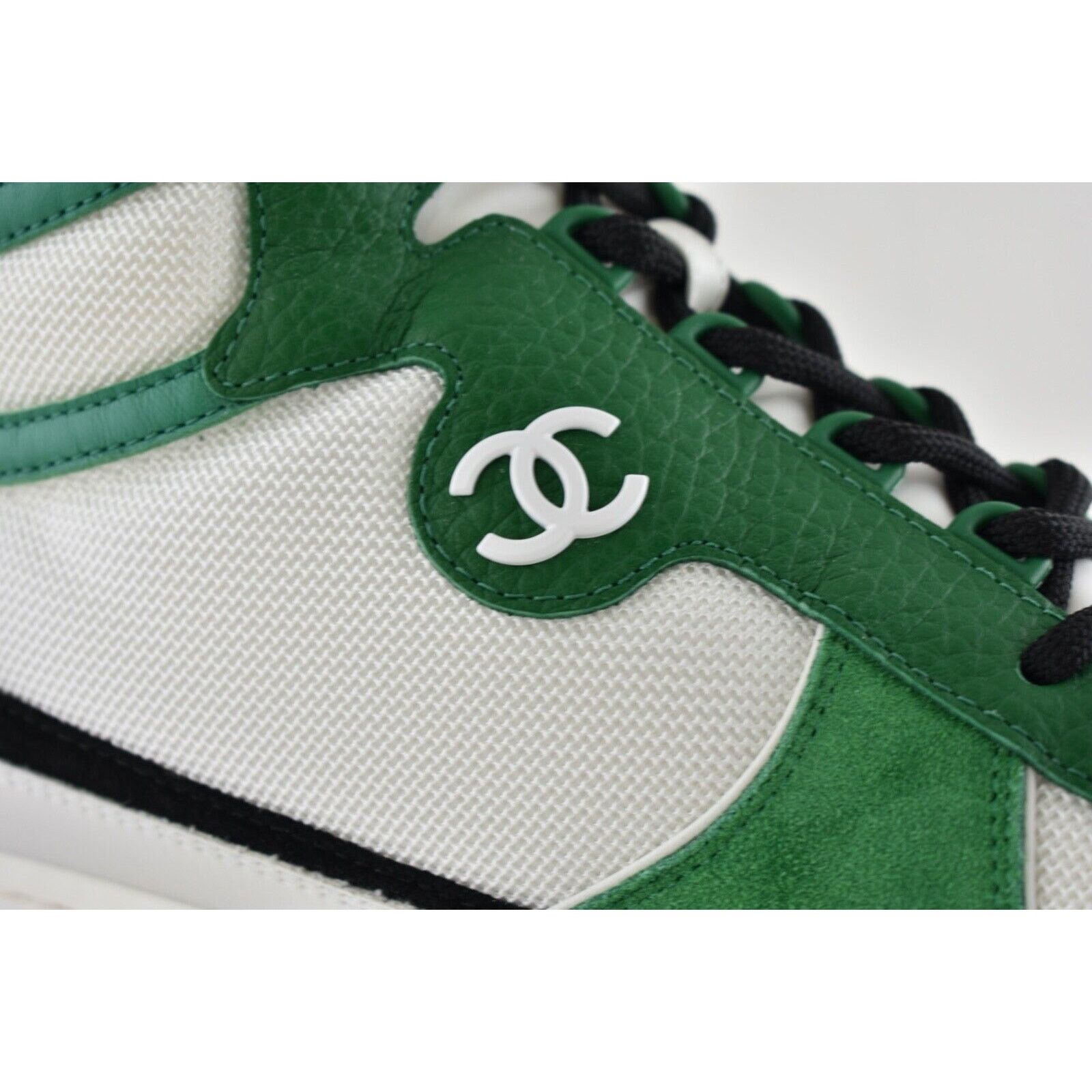 Chanel Chanel 22P Mens High Top Lace Up Trainer Sneaker 45 12 Size US 12 / EU 45 - 3 Thumbnail