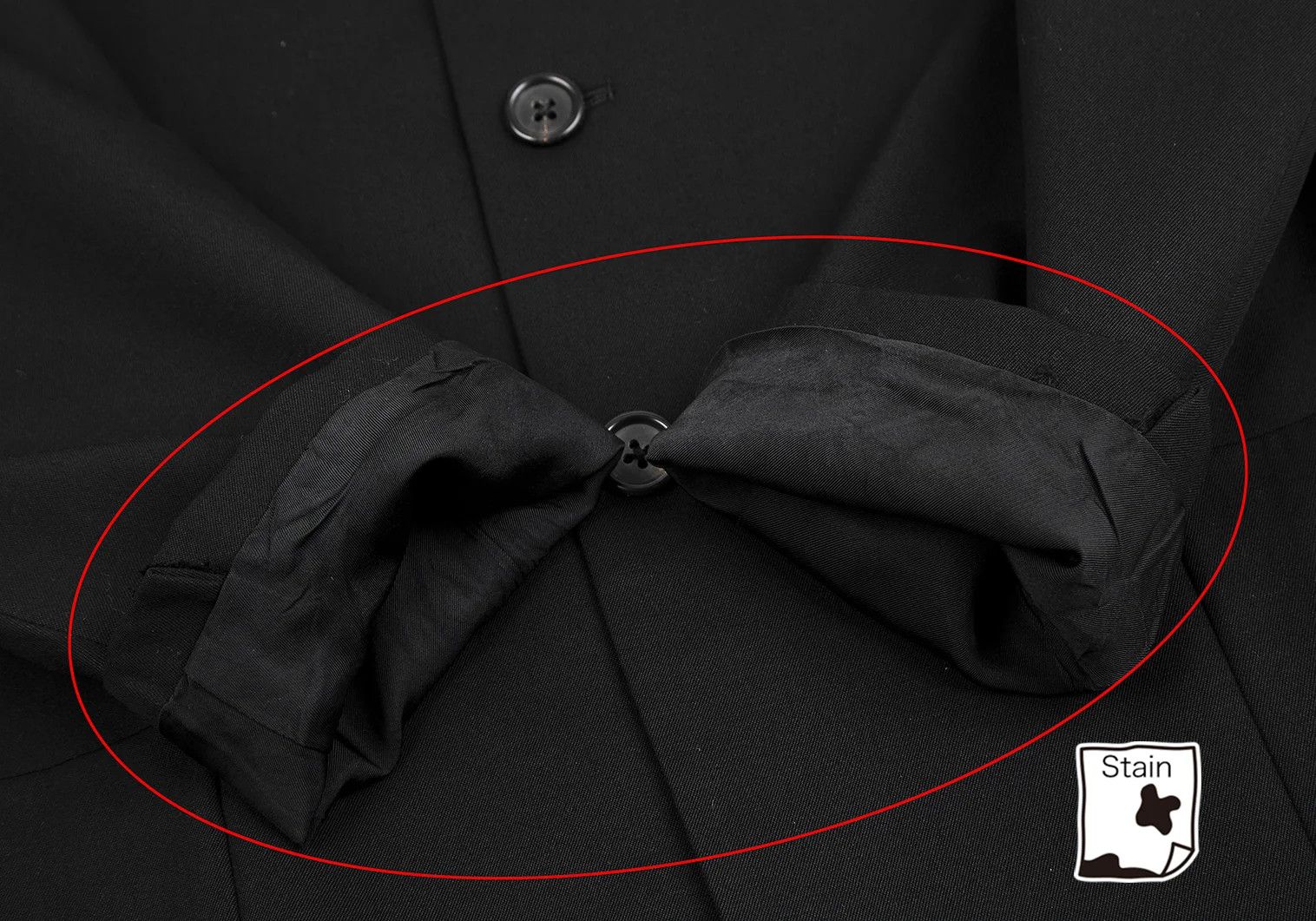 Yohji Yamamoto Yohji Yamamoto Wool Gabardine Side-Belt Jacket Size US S / EU 44-46 / 1 - 7 Thumbnail