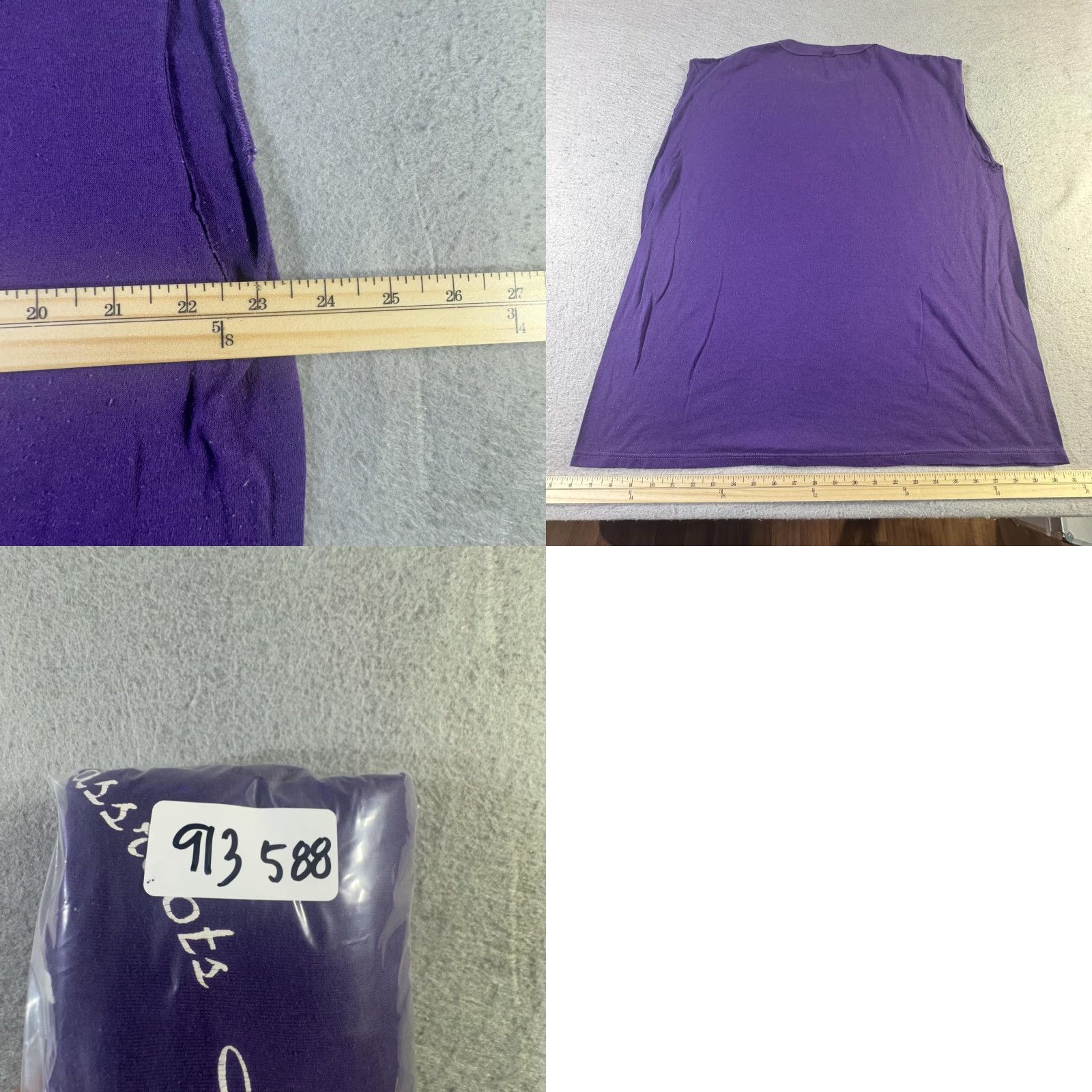 Russell Athletic VINTAGE Russell Athletic Shirt Mens XL Purple Grassroots Homeschoolers Sleeveless USA 90s Crew Neck Graphic Print Size US XL / EU 56 / 4 - 8 Thumbnail
