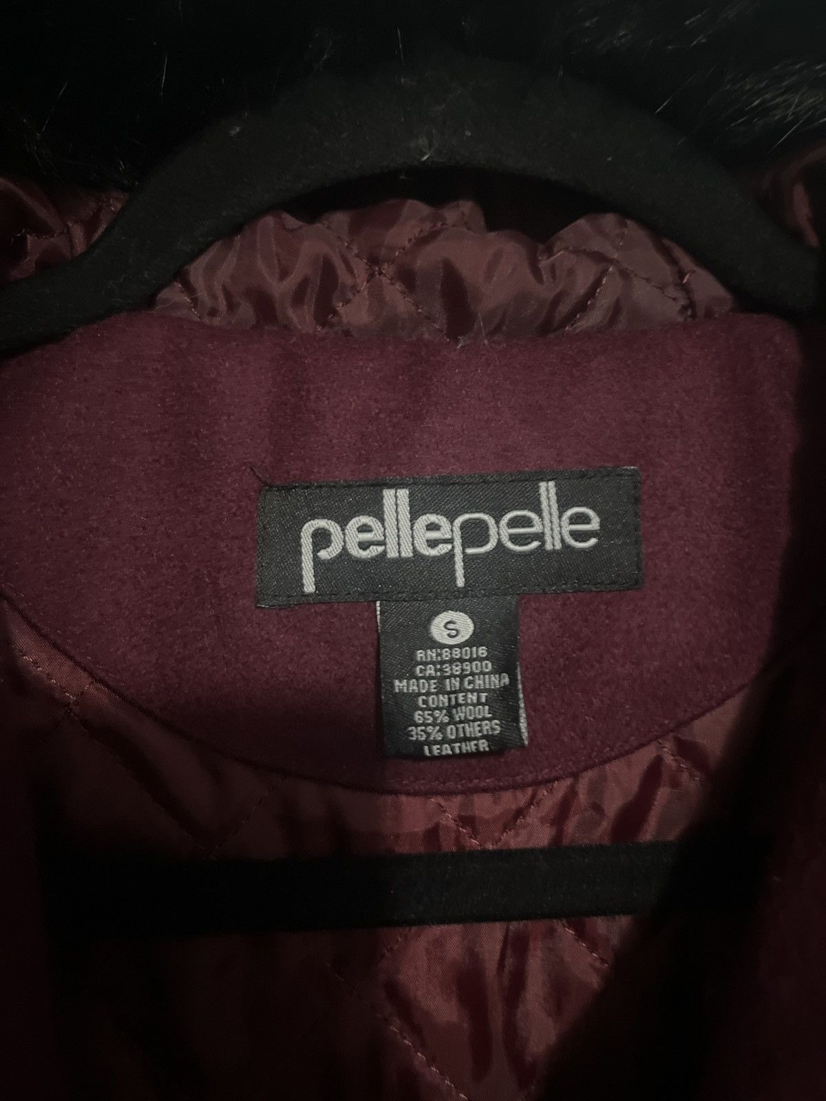 Pelle Pelle Fur hooded wool zip zip Size US S / EU 44-46 / 1 - 3 Thumbnail
