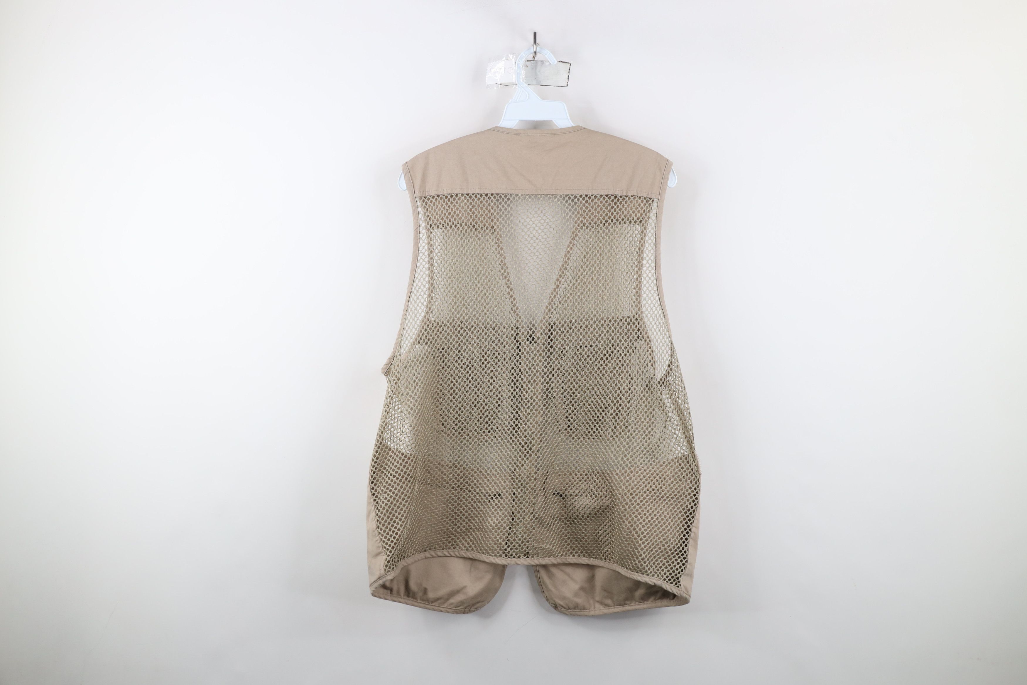 Vintage Vintage 90s Streetwear Fly Fishing Vest Jacket Beige Size US XXL / EU 58 / 5 - 11 Thumbnail