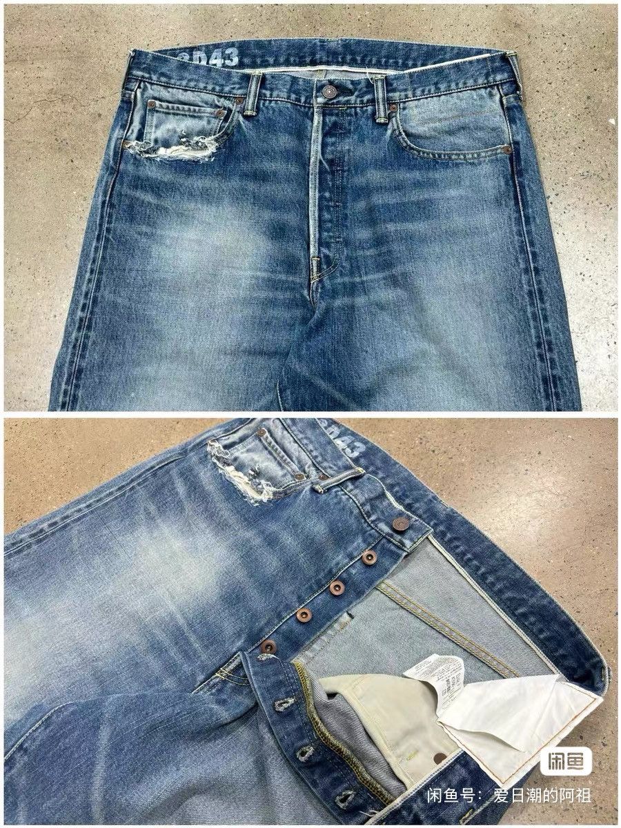 Visvim VISVIM 25ss SOCIAL SCULPTURE 01 WIDE DAMAGED-43 01.3D43 Size US 34 / EU 50 - 6 Thumbnail