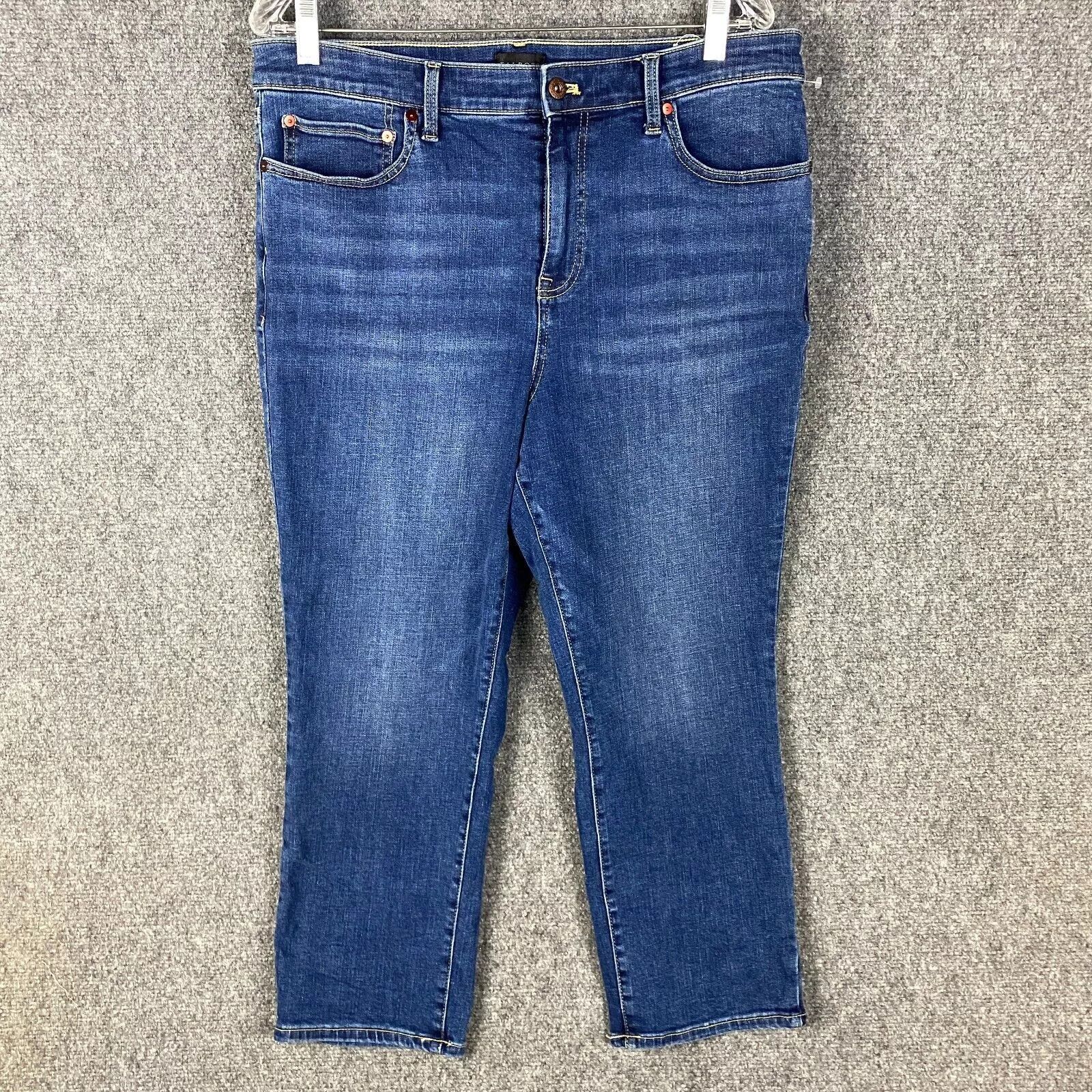 Talbots Talbots Jeans Women's 14P Modern Ankle Denim Stretch Cotton Size 36" / US 14 / IT 50 - 1 Thumbnail
