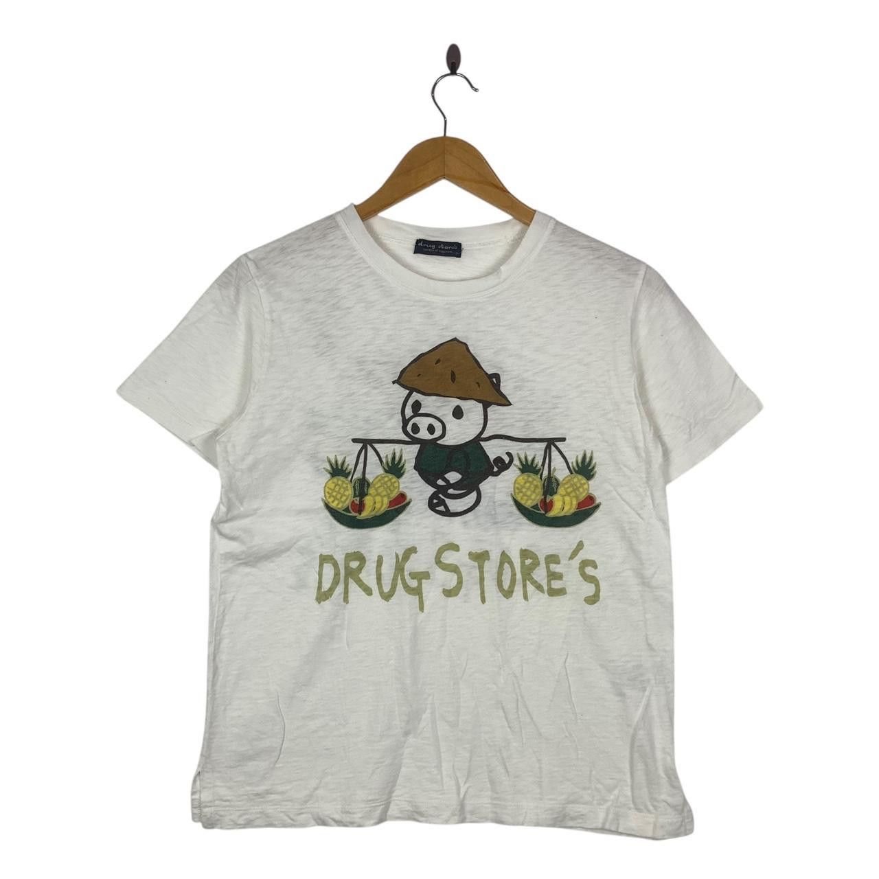 Vintage Vintage DRUG STORE’S HOG Japan Traditional Farmer Tee Shirt Size L / US 10 / IT 46 - 1 Thumbnail