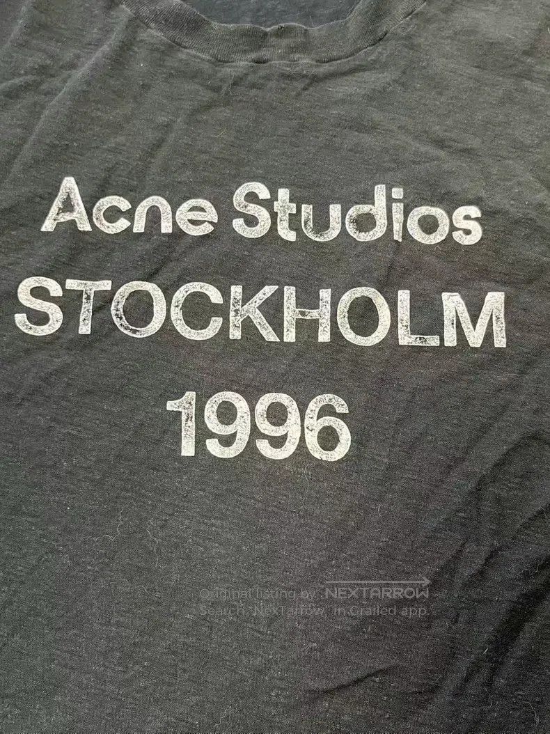Acne Studios Acne Studios 1996 Series Logo Print Crew Neck Short Sleeve Size US M / EU 48-50 / 2 - 3 Thumbnail