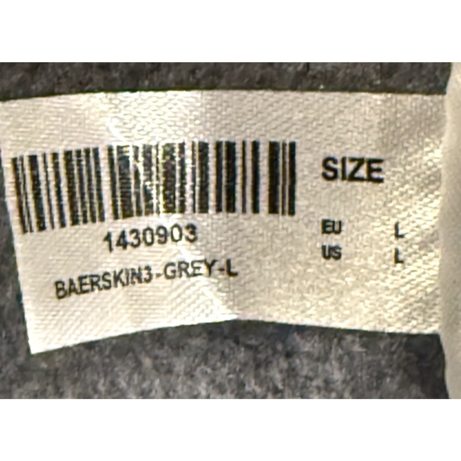 Vintage BaerSkin Tactical Supply Co. Fleece Hooded Jacket Baer Skin Grey L Mens Jacket Hooded Fleece Grey Large Size US L / EU 52-54 / 3 - 7 Thumbnail
