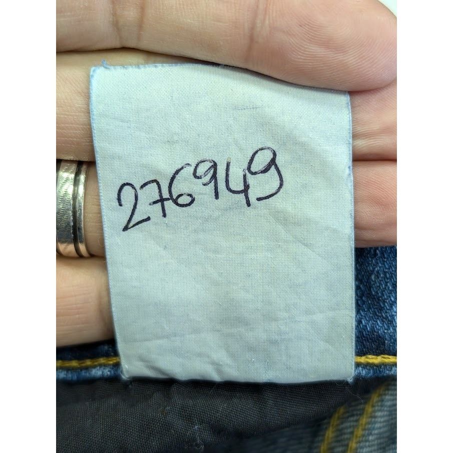 Saint Laurent Paris o1rshd1 Sample Jeans in Indigo Blue Size US 29 - 22 Thumbnail