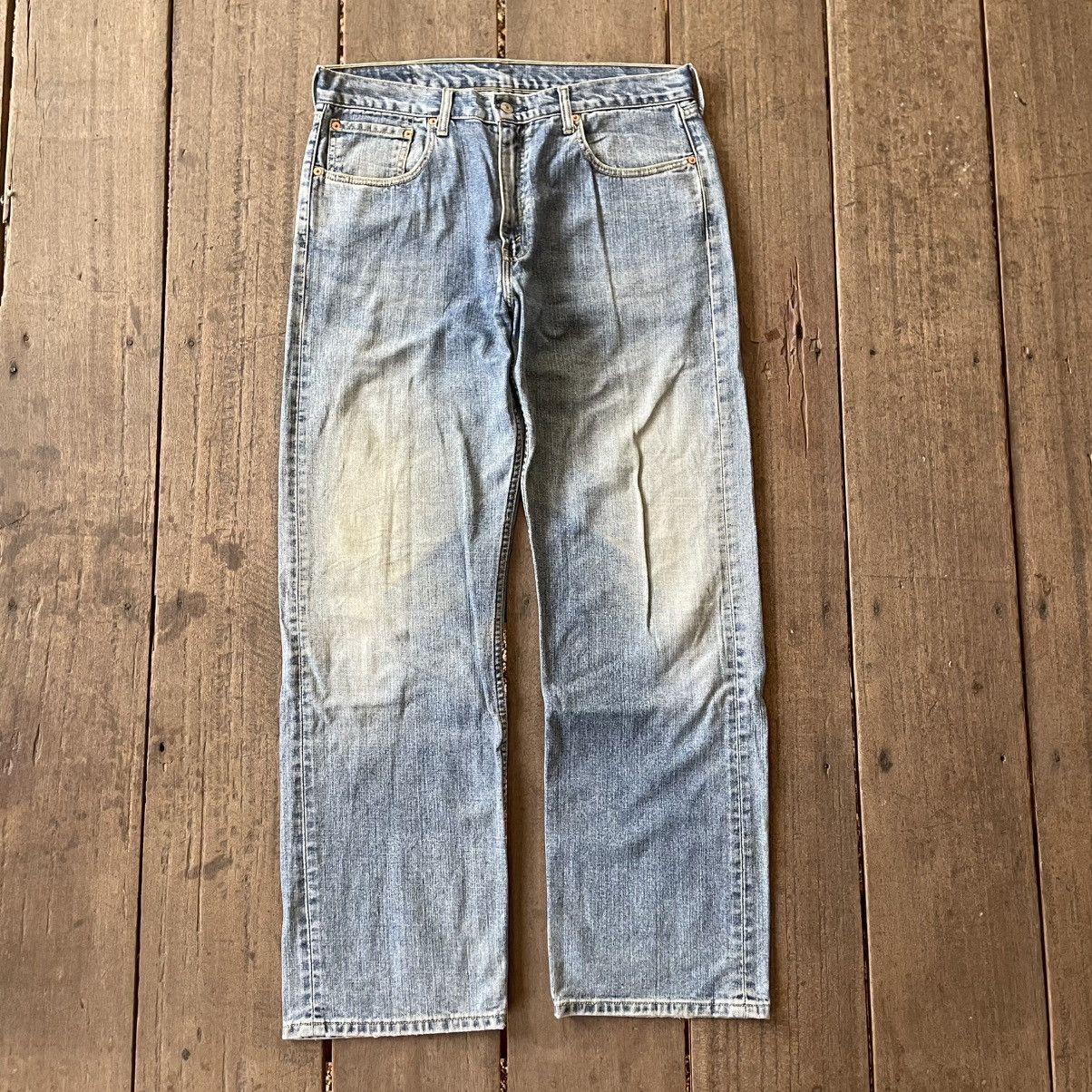 Levi's Vintage Clothing 🔥Vintage Levis 534 Stoned Washed Distress Denim Jeans Size US 35 - 1 Thumbnail
