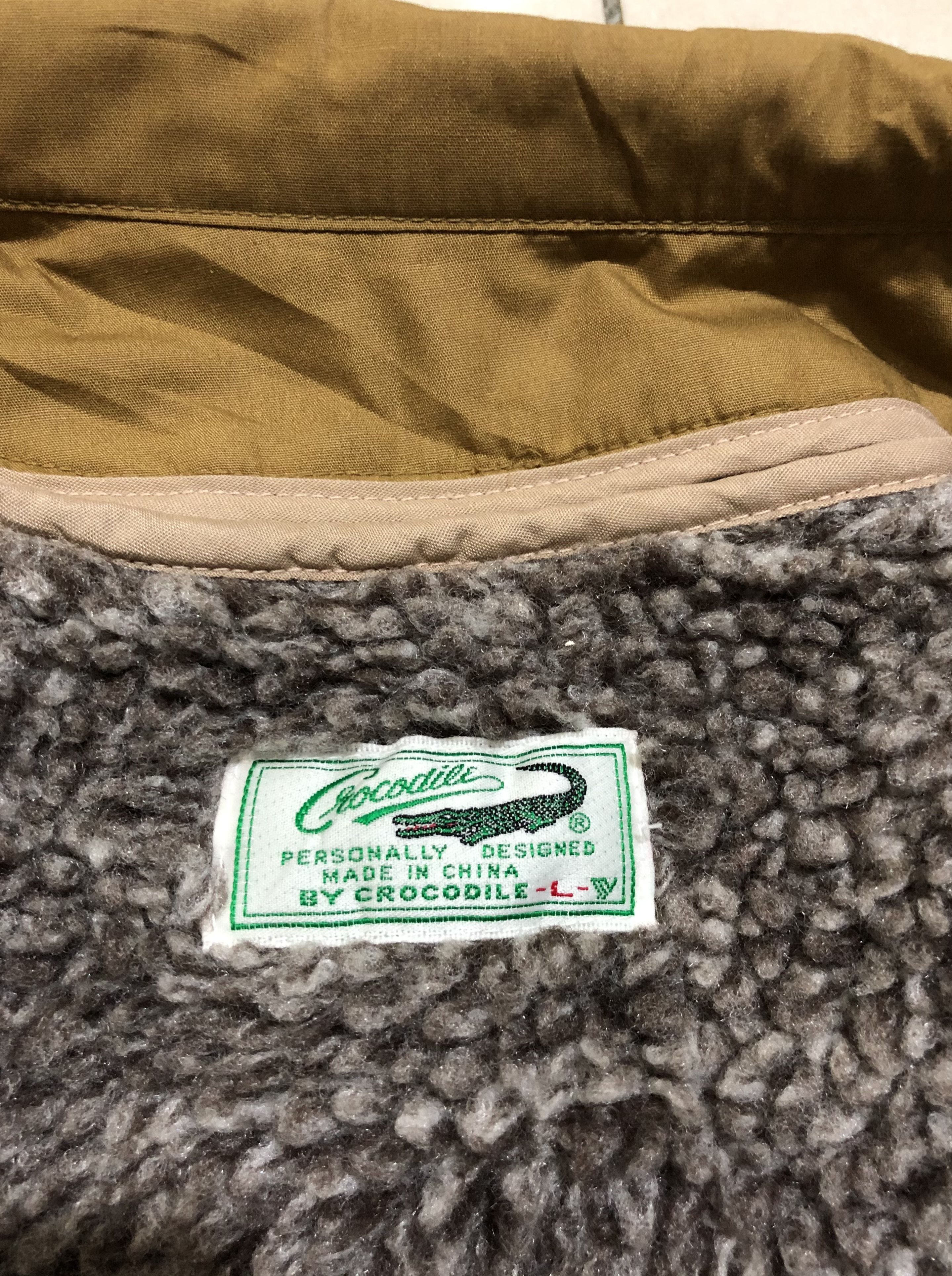 Vintage Vintage Crocodile Bomber Zipper Jacket Size US L / EU 52-54 / 3 - 7 Thumbnail
