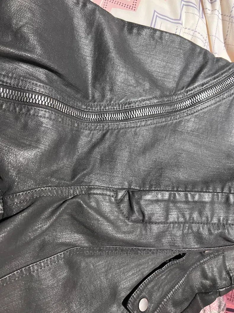 Rick Owens Rick Owens size S Zipper Slim Fit Long Wax Pants Size US 27 - 7 Thumbnail