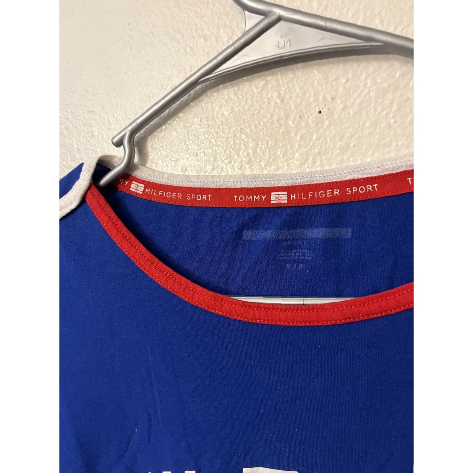 Tommy Hilfiger Tommy Hilfiger Sports Women’s Shirt Adult Small Blue Embroidered Side 90s? Size S / US 4 / IT 40 - 2 Thumbnail