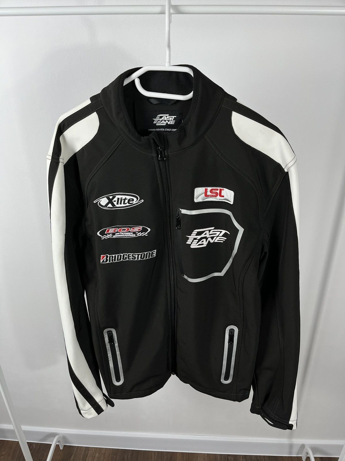 Vintage Vintage Fast Lane Racing Jacket Size US XL / EU 56 / 4 - 4 Thumbnail