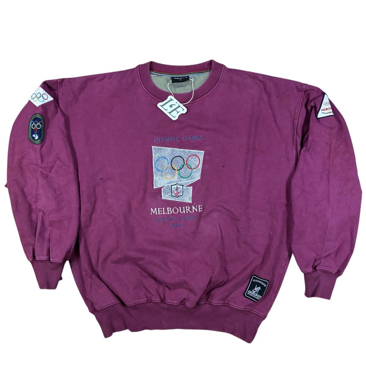 Adidas Mens Vintage Sweatshirt Adidas Olympic Games Size L Size US L / EU 52-54 / 3 - 1 Thumbnail