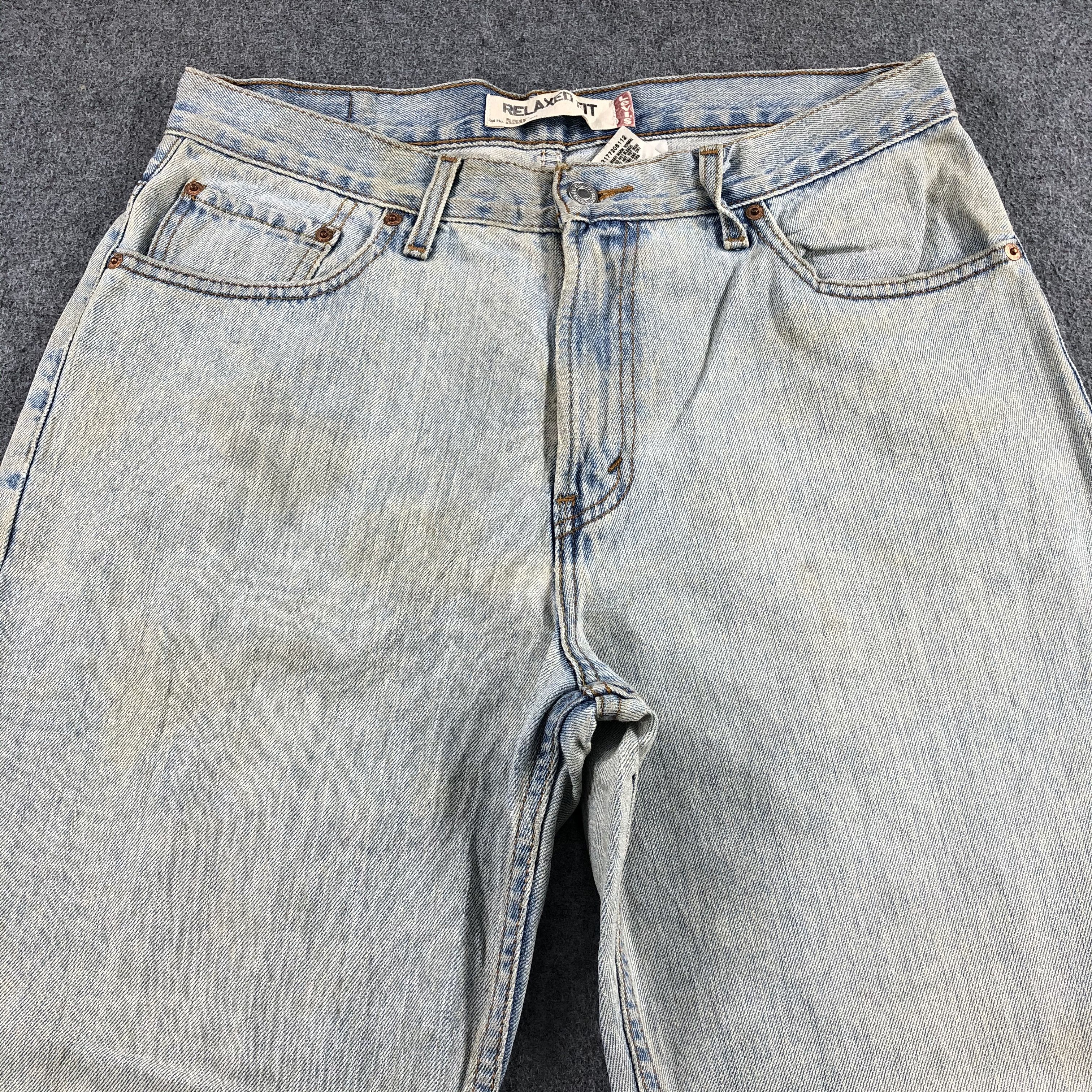 Levi's Vintage Light Wash Levis 550 Jeans-J1507 Size US 34 / EU 50 - 3 Thumbnail