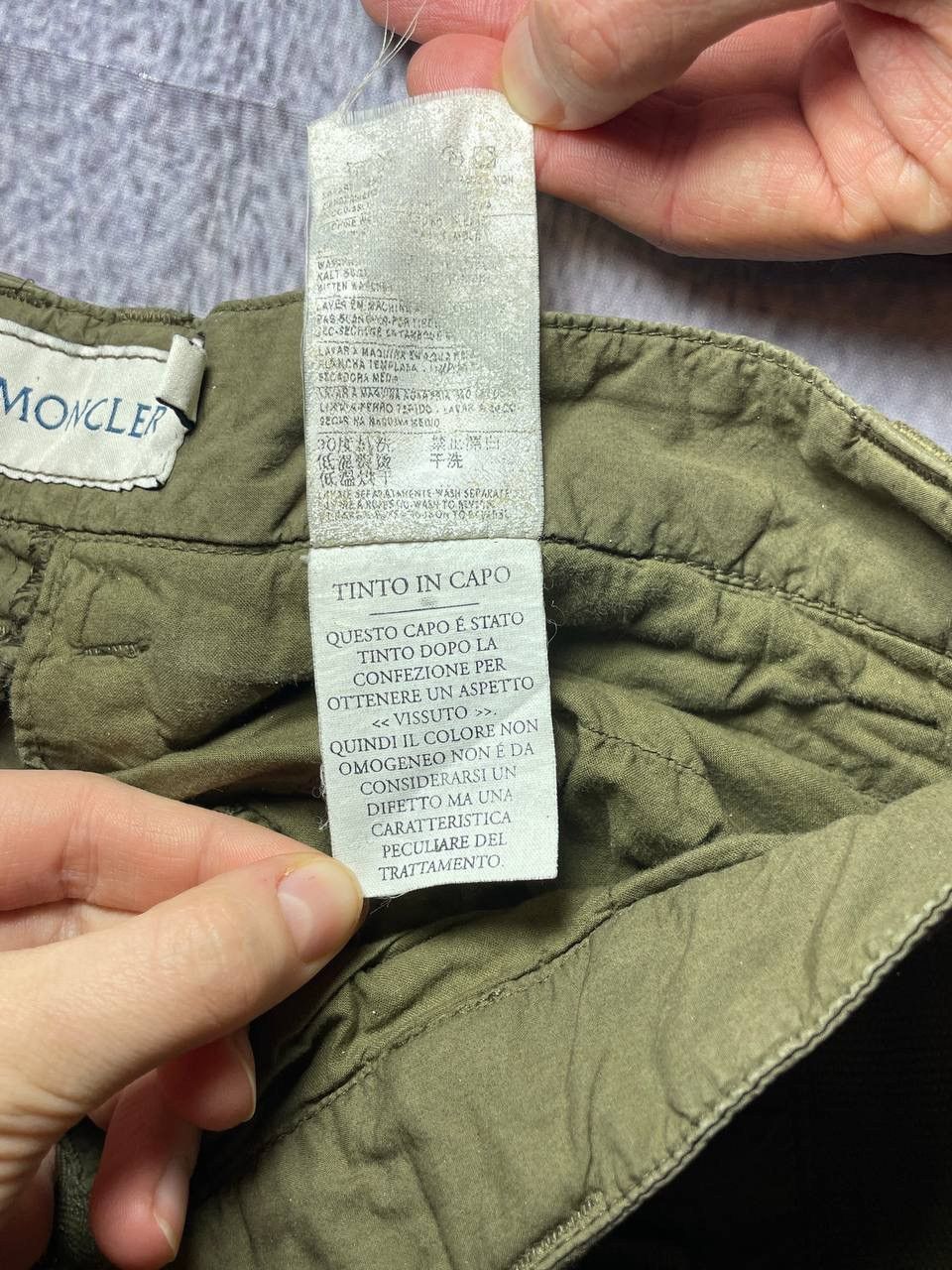 Moncler Moncler cargo khaki vintage pants Size US 30 / EU 46 - 9 Thumbnail