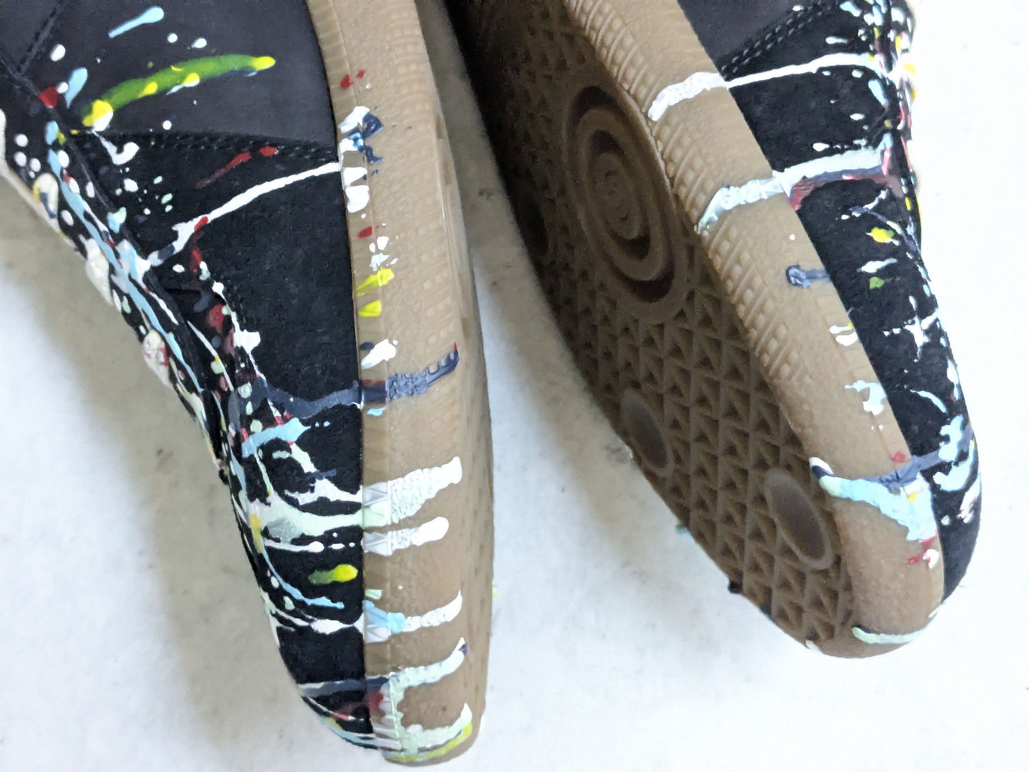 Maison Margiela Maison Margiela Replica GAT Black Paint Splatter 13 46 Low Size US 13 / EU 46 - 11 Thumbnail