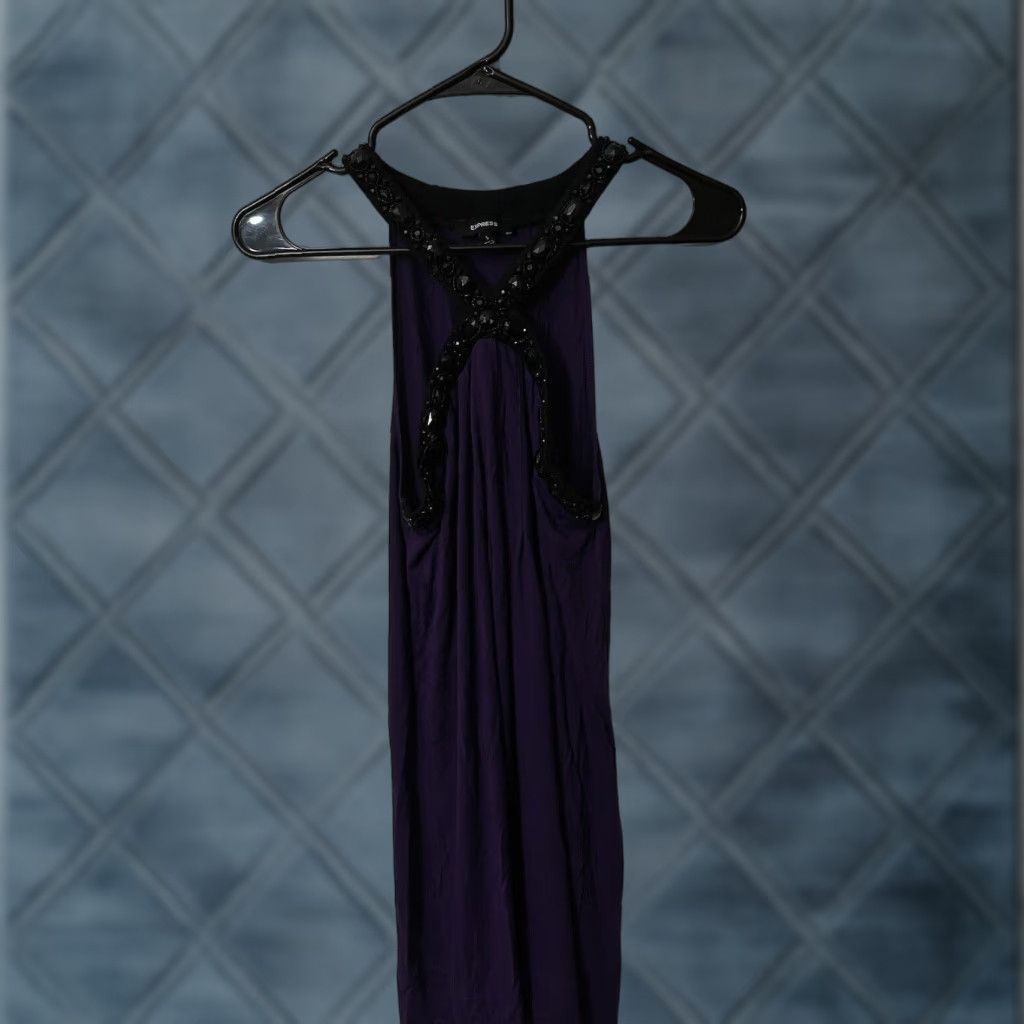 Express Express Purple Tank Dress Women Small Tunic Size S / US 4 / IT 40 - 1 Thumbnail