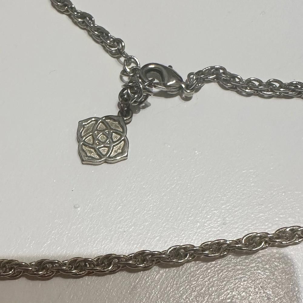 Designer Kendra Scott Rayne Slate Cat’s Eye Pendant Long Necklace Size ONE SIZE - 7 Thumbnail