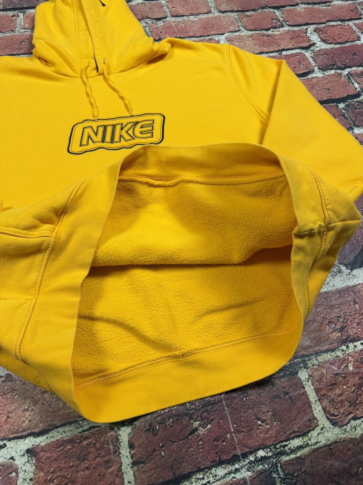 Nike Vintage Nike Hoodie Spell Out Center Logo Sweatshirt Y2K Size US XL / EU 56 / 4 - 9 Thumbnail