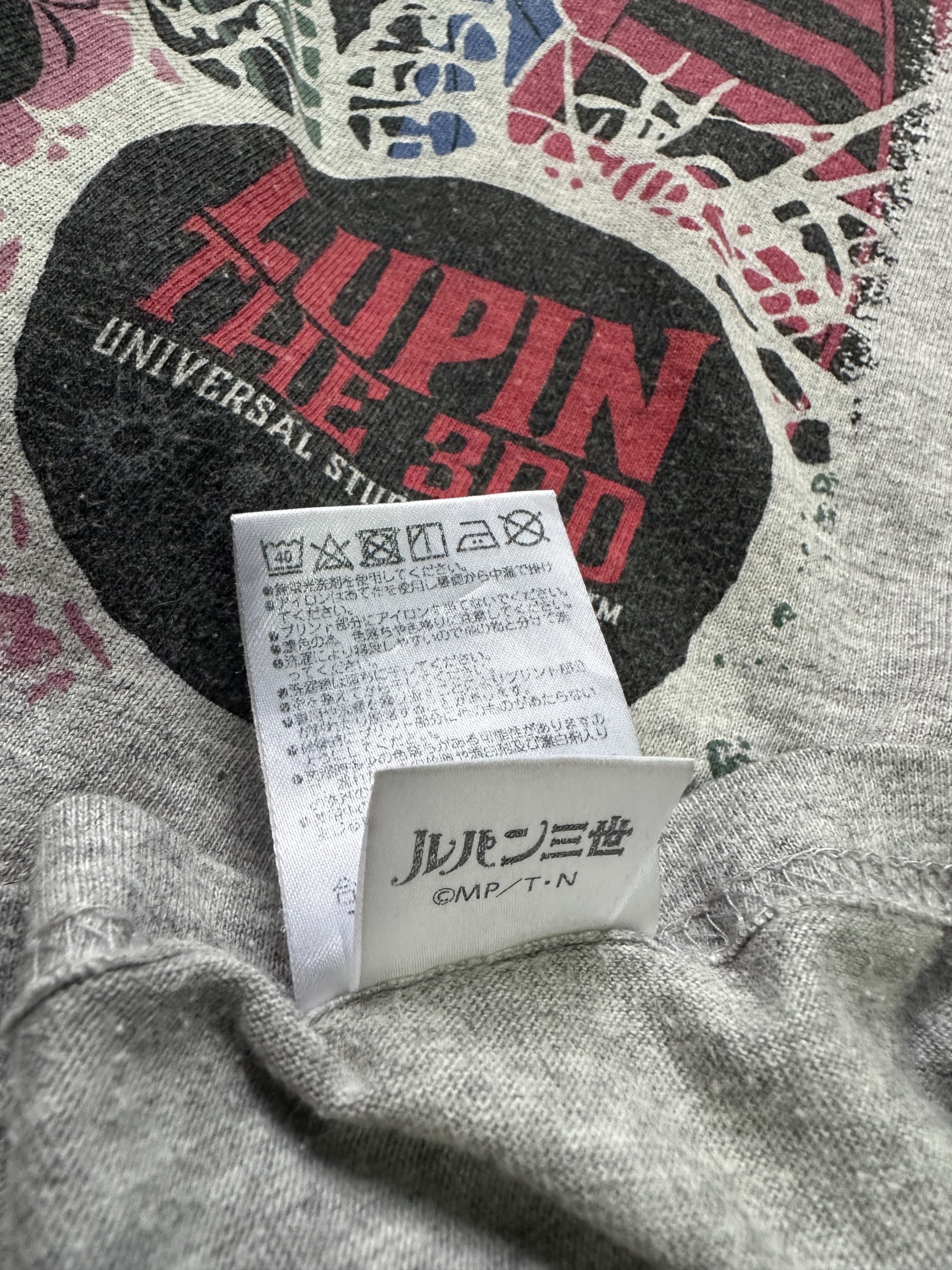 Anime Vintage Lupin The 3rd All Creater By Universal Studio Japan Size US M / EU 48-50 / 2 - 12 Thumbnail