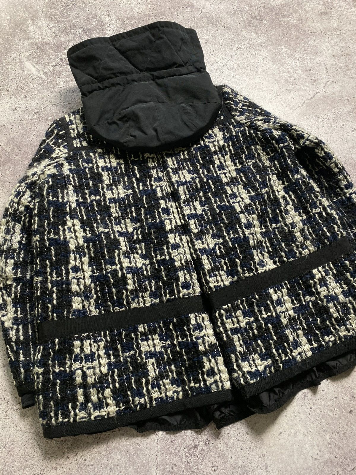 Moncler Moncler Tweed Jacket Size 1 Size S / US 4 / IT 40 - 24 Thumbnail