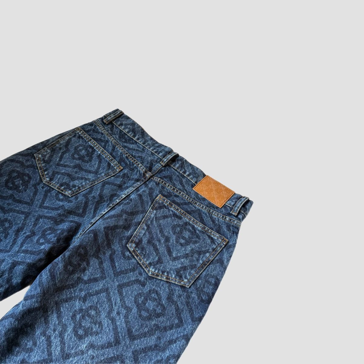 Casablanca Casablanca Laser Monogran Denim Jeans Size US 32 / EU 48 - 7 Thumbnail