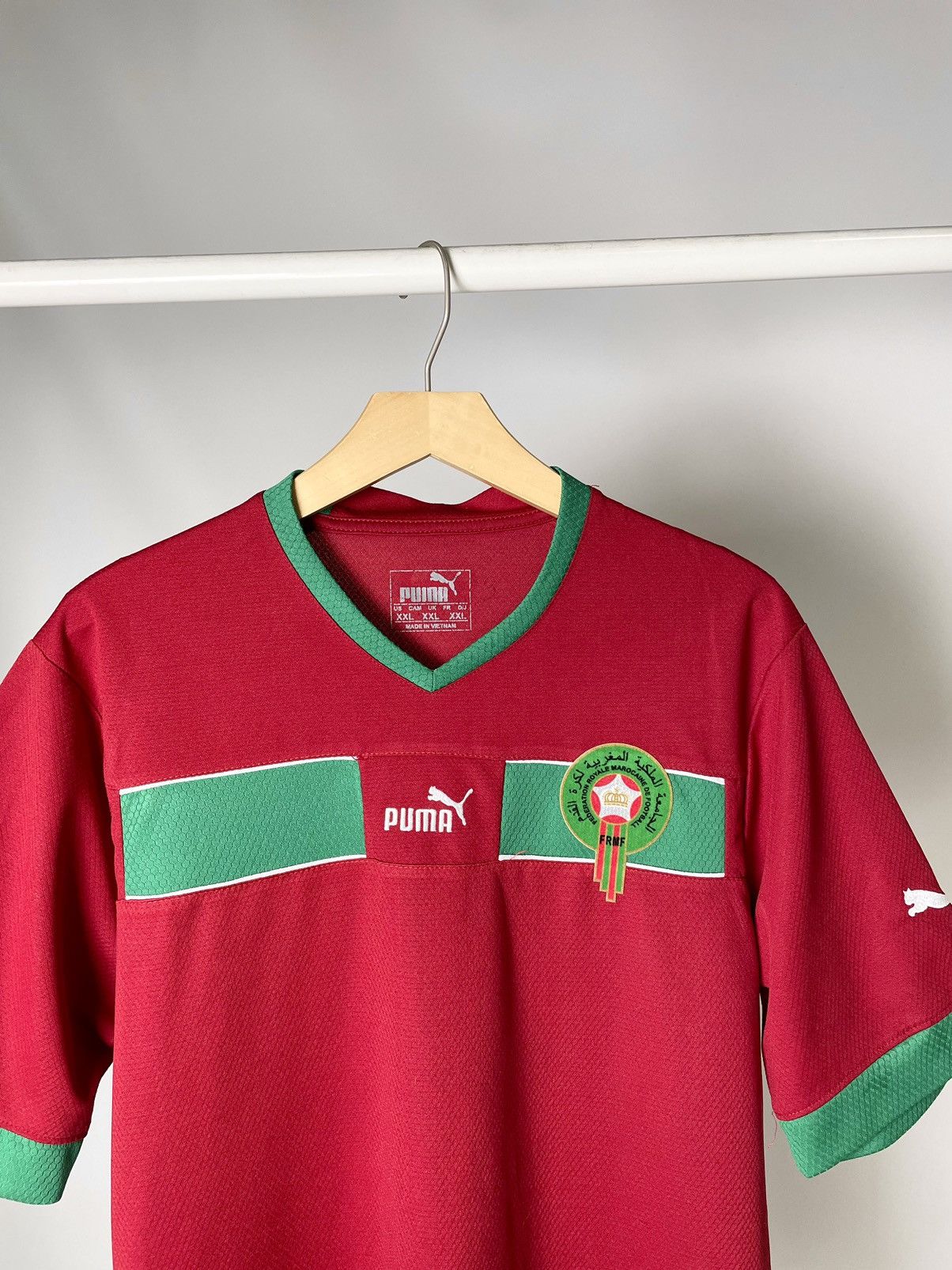Puma Puma Vintage ⚽️ Maroco footbal jersey tee shirt tee Size US XXL / EU 58 / 5 - 6 Thumbnail