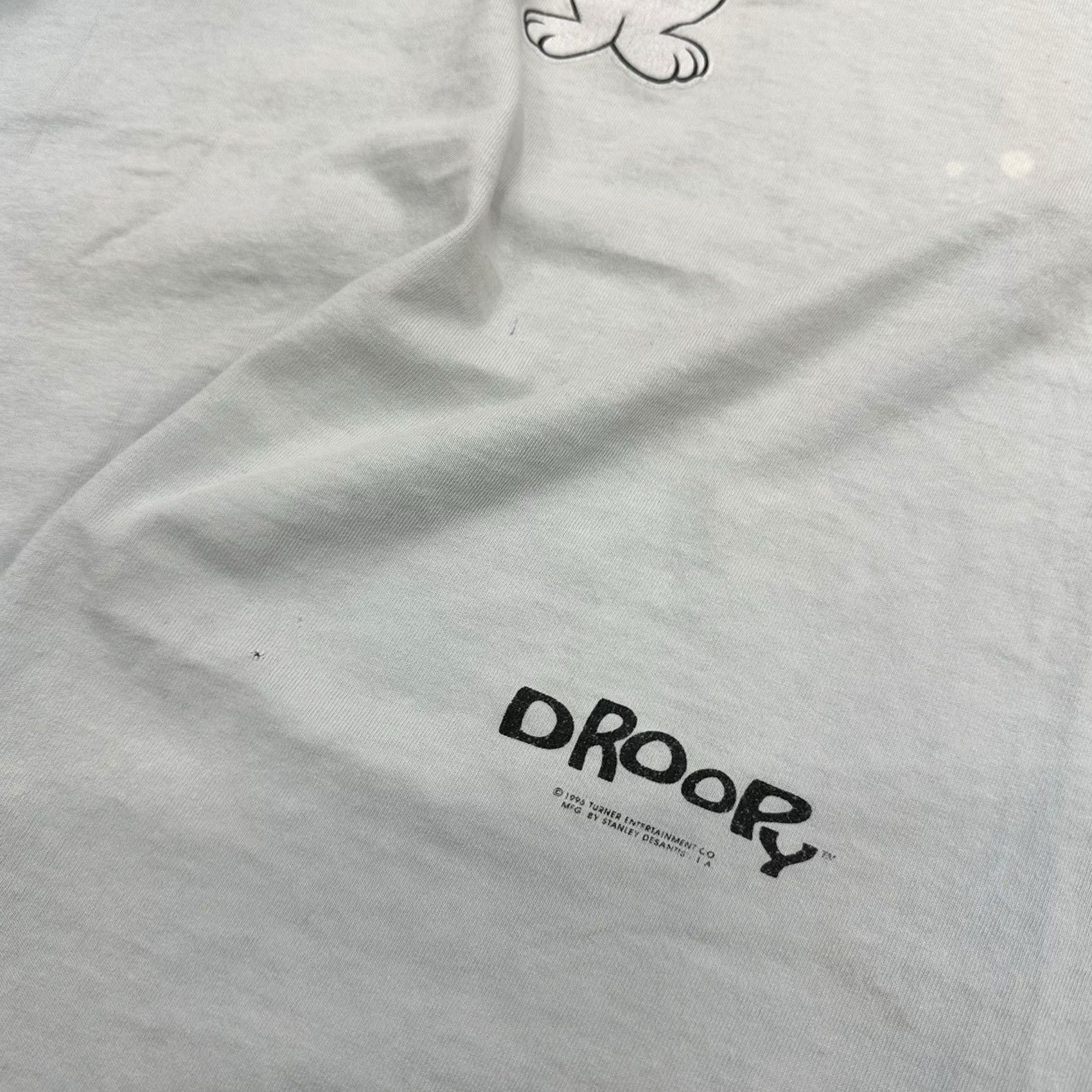 Vintage VINTAGE 1996 Droopy Master Detective Cartoon Network Distressed Blue Shirt L Shirt Unisex Adults 90s USA Cartoon Mens Womens Boys Girls Size US L / EU 52-54 / 3 - 4 Thumbnail