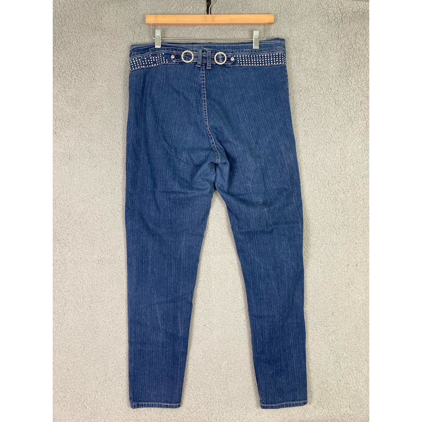 Vintage Women's Jeans Denim Old Skool Size 14 Classic Casual Vintage Size 36" / US 14 / IT 50 - 5 Thumbnail