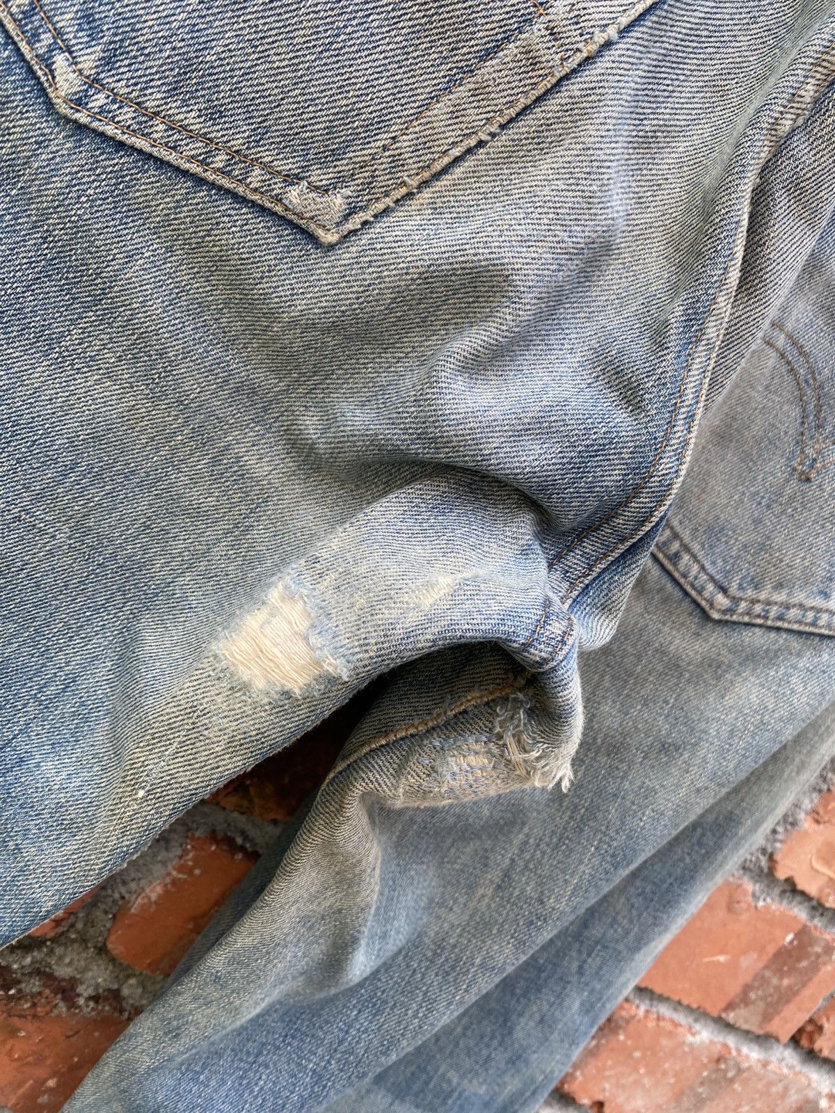 Levi's Vintage Clothing W31x30 Vintage levi's 501 redline distressed repaired USA #6 Size US 31 - 8 Thumbnail