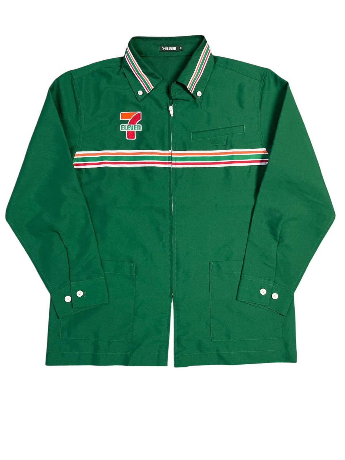 Japanese Brand Vintage 7 Eleven Workshirt Jacket Size US M / EU 48-50 / 2 - 1 Thumbnail