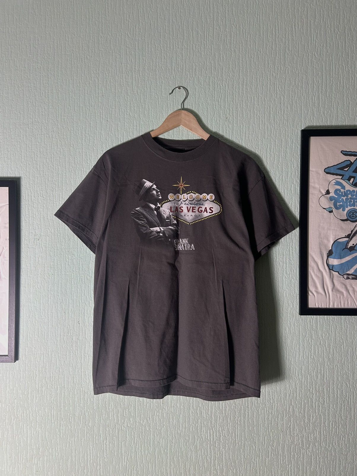Band Tees × Vintage × Zion Rootswear Vintage Frank Sinatra tee Size US L / EU 52-54 / 3 - 1 Thumbnail