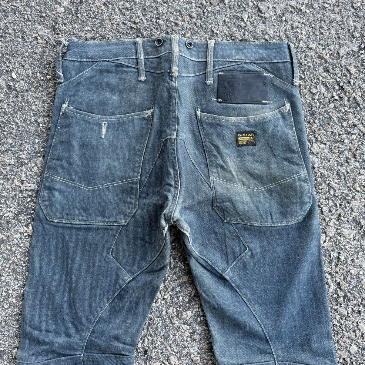 G-Star × Japanese Brand × Jean VINTAGE G STAR RAW FADED JEAN DENIM PANTS Size US 32 / EU 48 - 9 Thumbnail