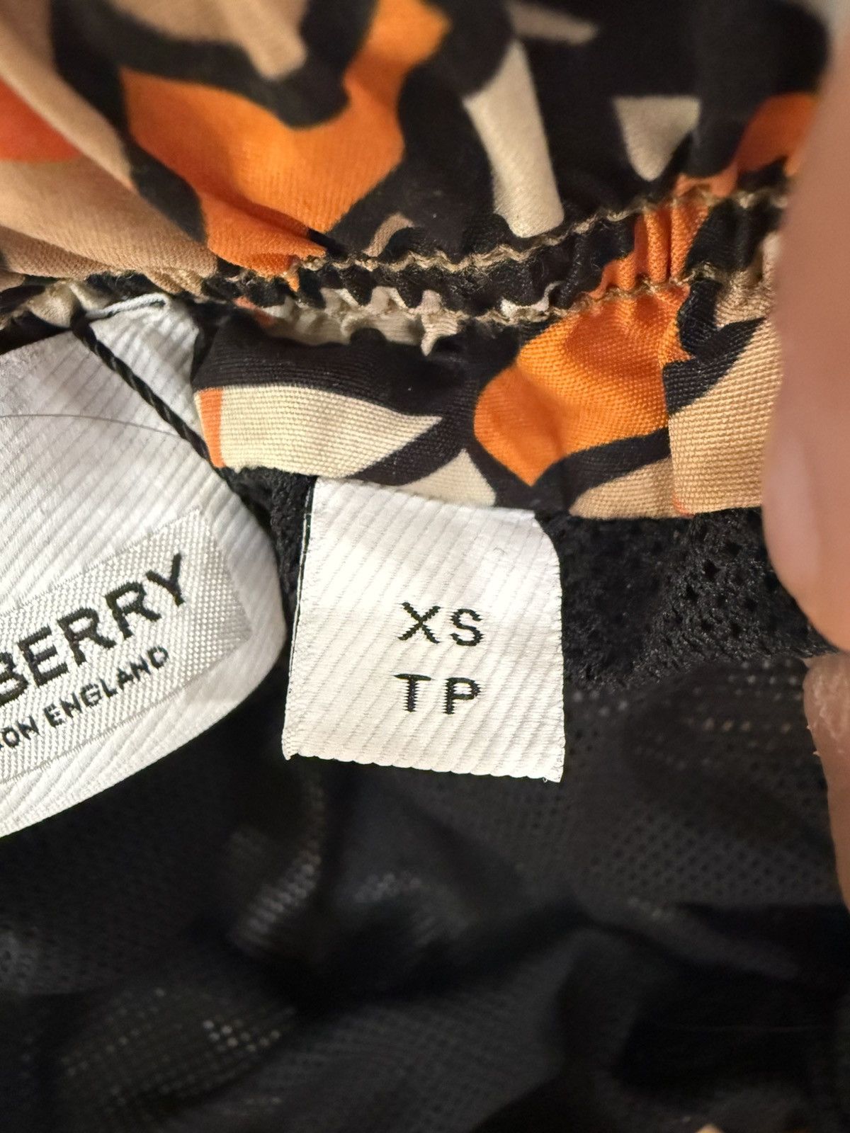 Burberry Burberry Orange Martin Monogram Swim Shorts Size US 30 / EU 46 - 8 Thumbnail