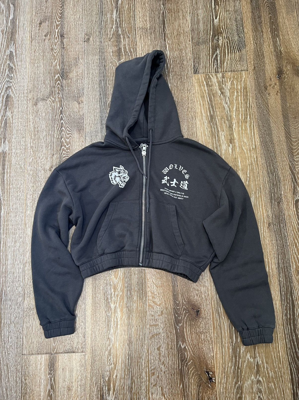 Darc Sport Womens Darc sport cropped zip up hoodie Size XS / US 0-2 / IT 36-38 - 1 Thumbnail