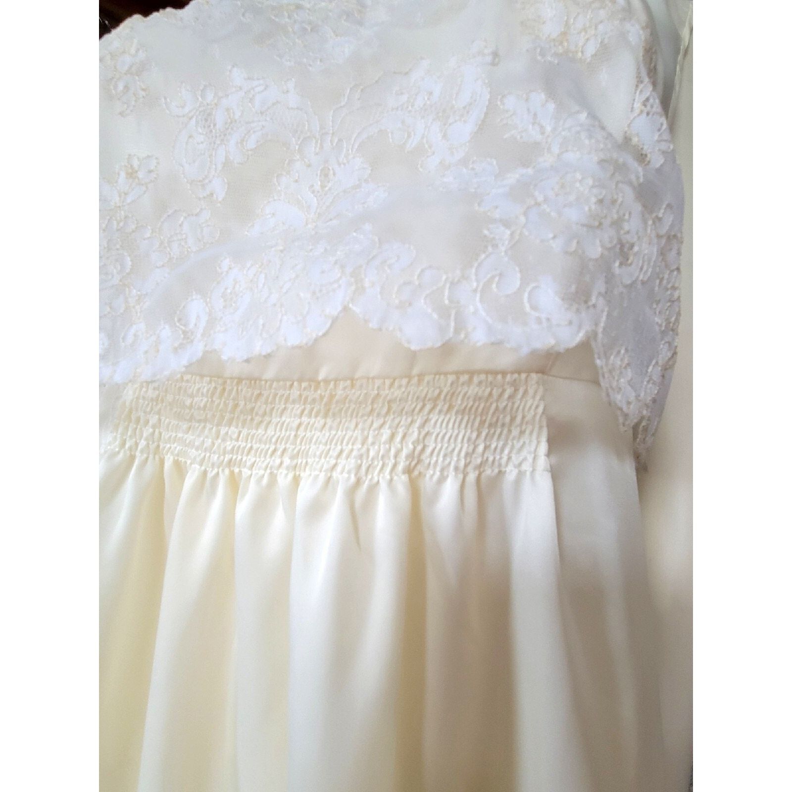 Dior Vintage Christian Dior Silk Blend Nightgown W Lace Size 36 Size ONE SIZE - 4 Thumbnail