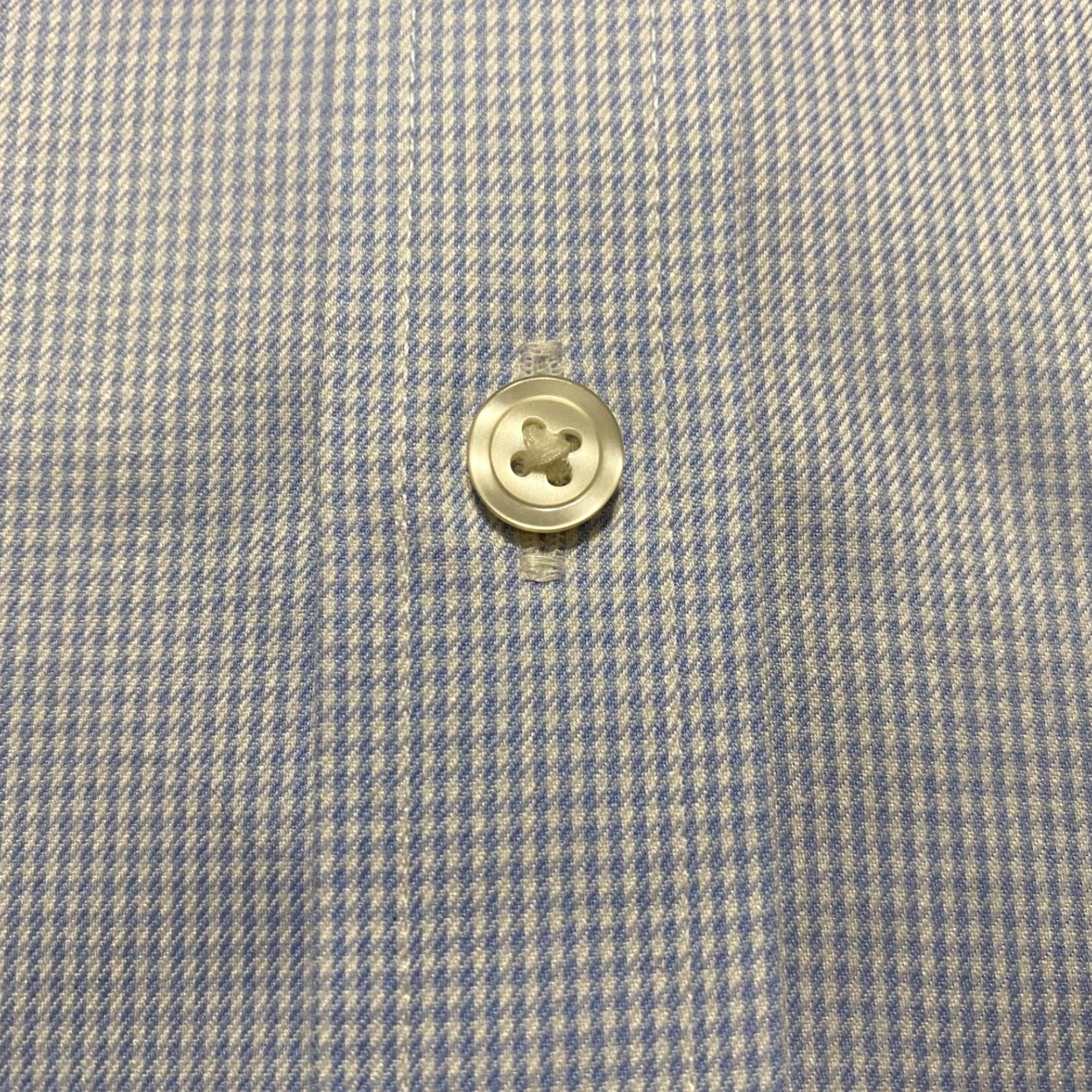 Charles Tyrwhitt Charles Tyrwhitt Shirt Mens 17.5 Blue Plaid Slim Fit Long Sleeve Button Front Size US XXL / EU 58 / 5 - 4 Thumbnail