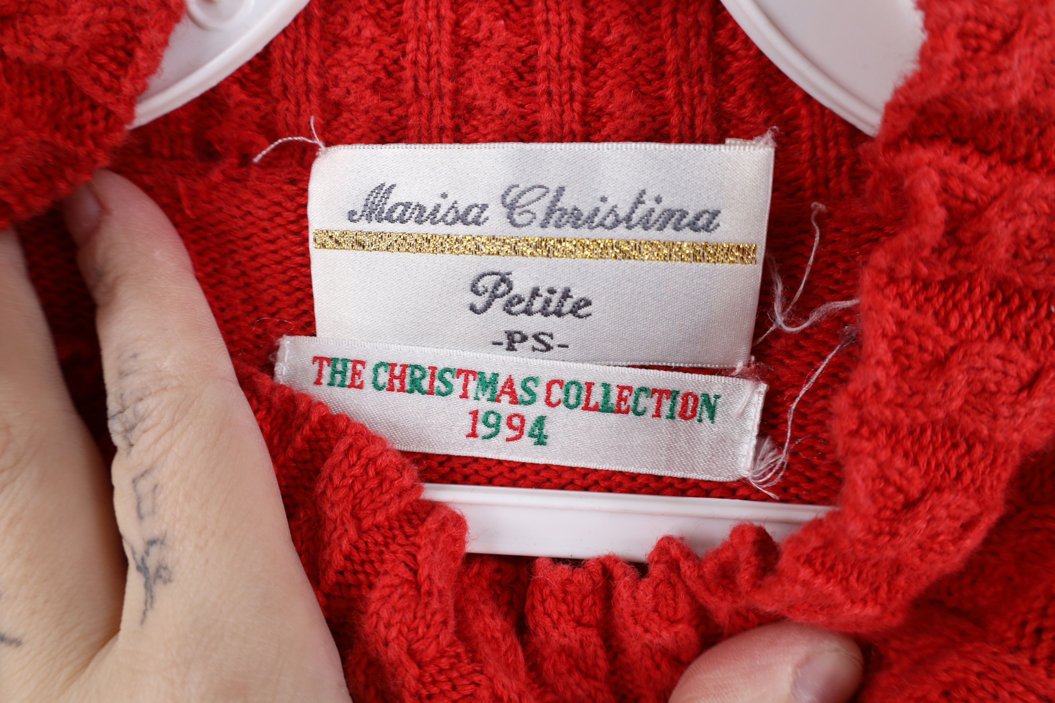Vintage Vintage 90s Streetwear Christmas Bear Sweater Size S / US 4 / IT 40 - 11 Thumbnail