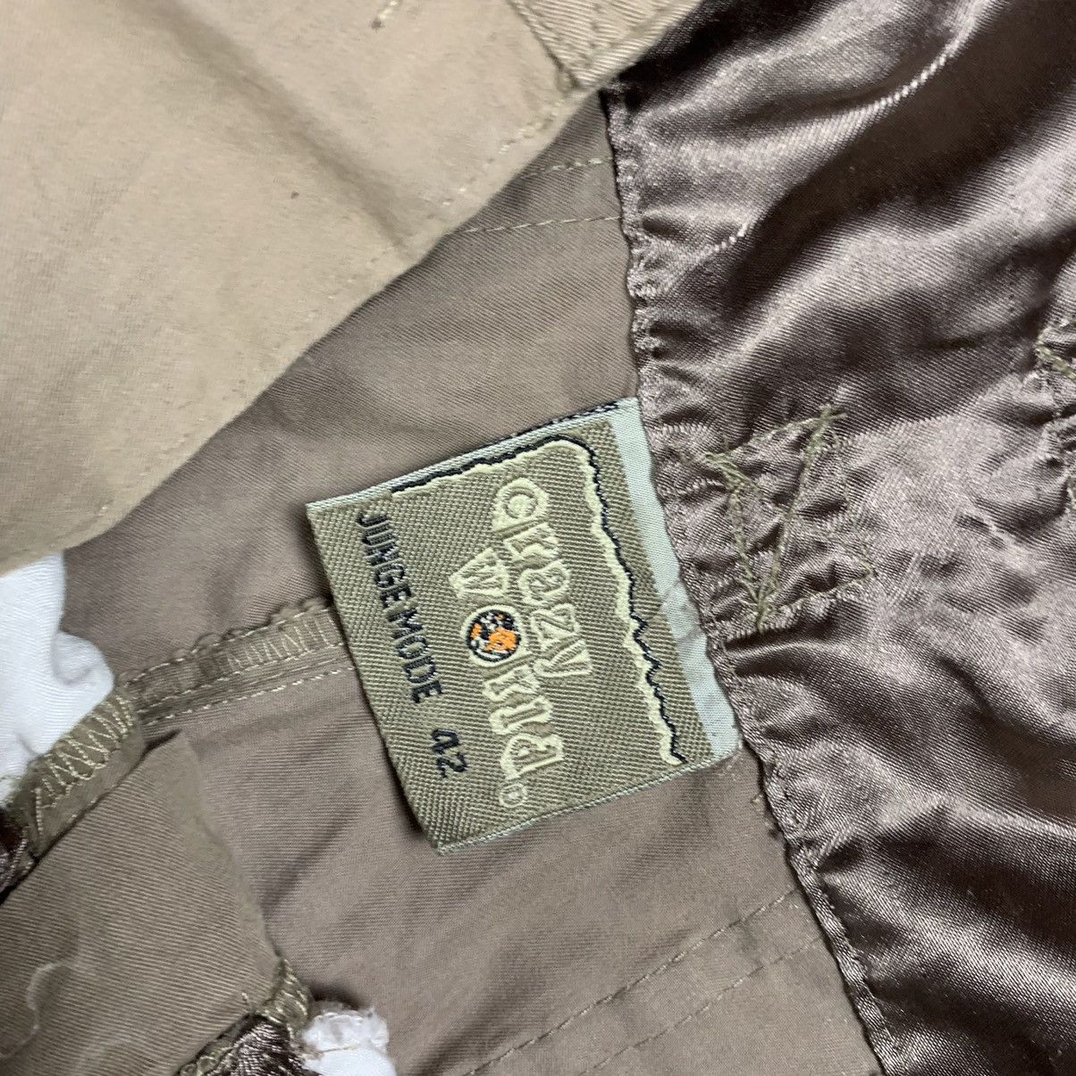 If Six Was Nine VINTAGE CARGO PANTS FLARED HYBRID PARACHUTE SPRING JAPAN 90S Size 29" - 7 Thumbnail