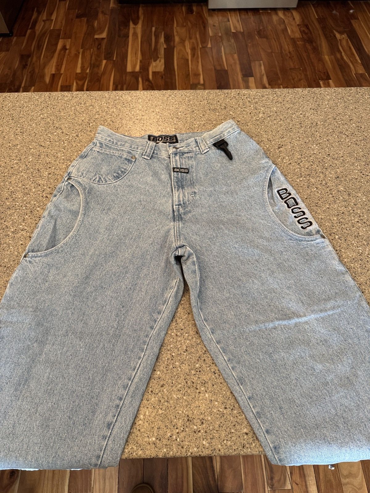 Other BOSS By I.G. Design Y2K Skater Hip-Hop Denim Jeans Size US 32 / EU 48 - 2 Thumbnail