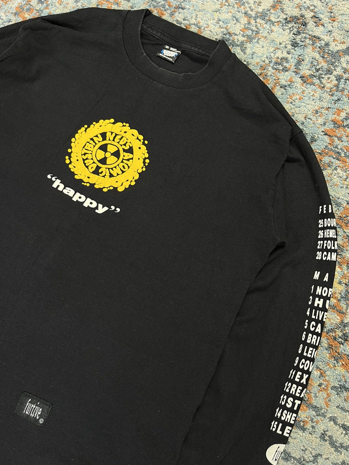 Band Tees × Vintage Vintage 1991 Ned’s atomic dustbin happy tour long sleeve tee Size US XL / EU 56 / 4 - 5 Thumbnail